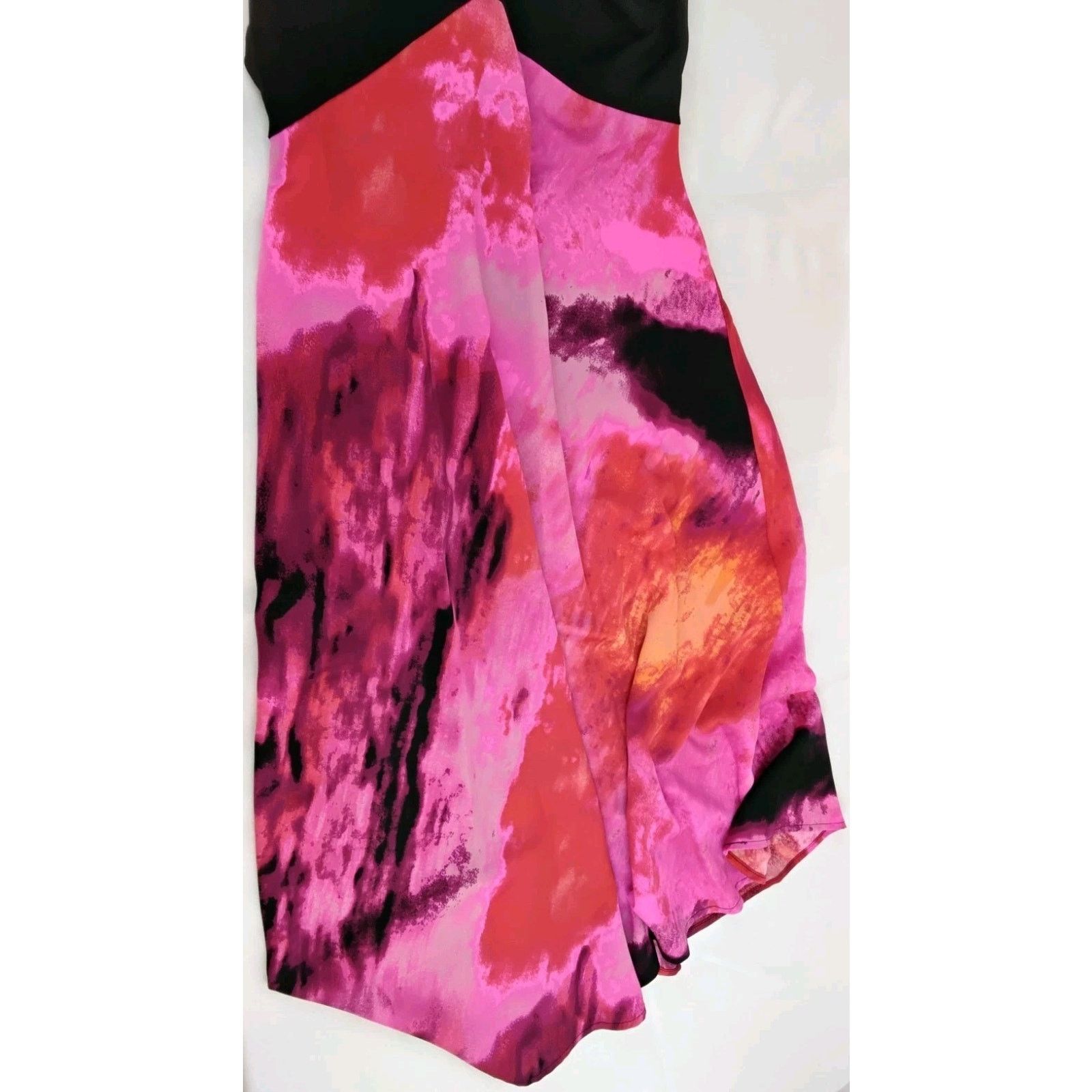DKNY DKNY Maxi Dress Women's XS Black and Pink Short Sleeve NWT Size XS / US 0-2 / IT 36-38 - 11 Thumbnail