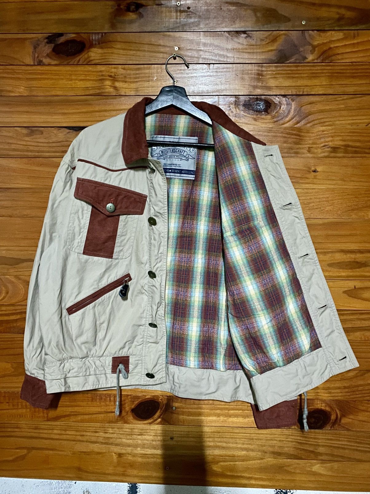 Japanese Brand Vintage Saburoku Meisterschaft Field Jacket | 90s Workwear Size US L / EU 52-54 / 3 - 11 Thumbnail