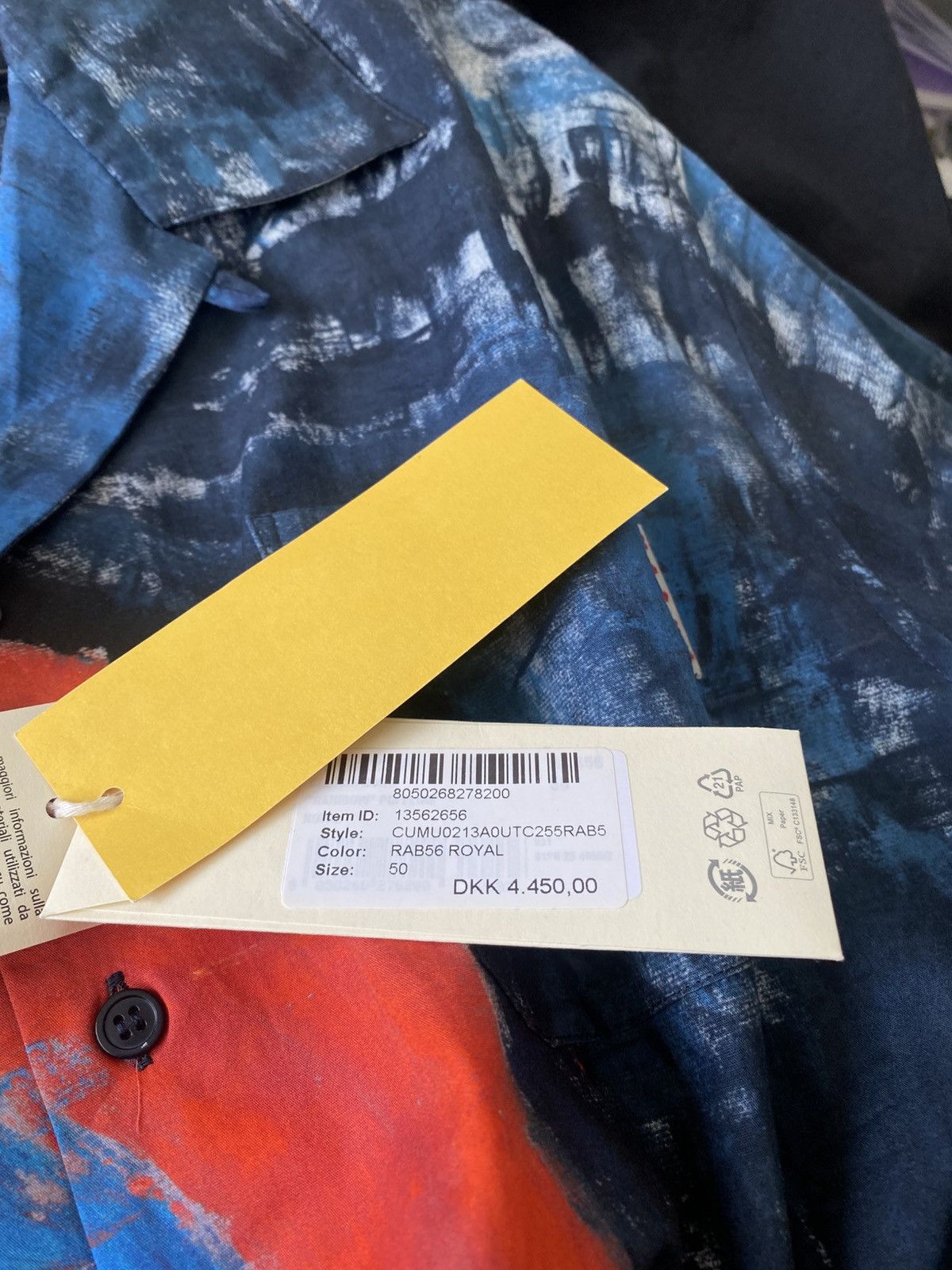 Marni Marni Rainbow Popeline Bowling Shirt Short Sleeve luxury Size US M / EU 48-50 / 2 - 16 Thumbnail