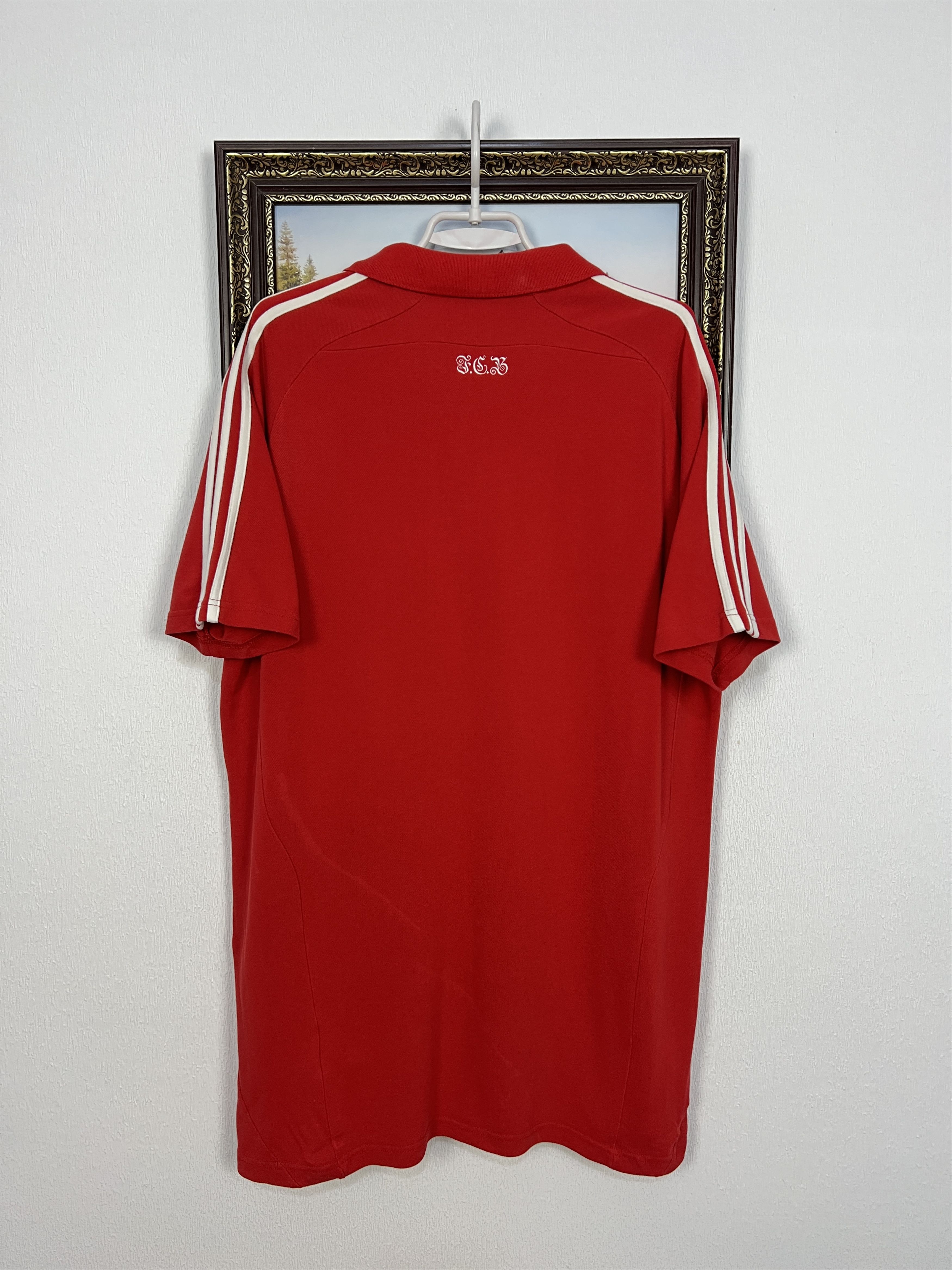 Adidas Vintage Adidas Bayern Munich Football Train Polo Shirt Size US XL / EU 56 / 4 - 12 Thumbnail