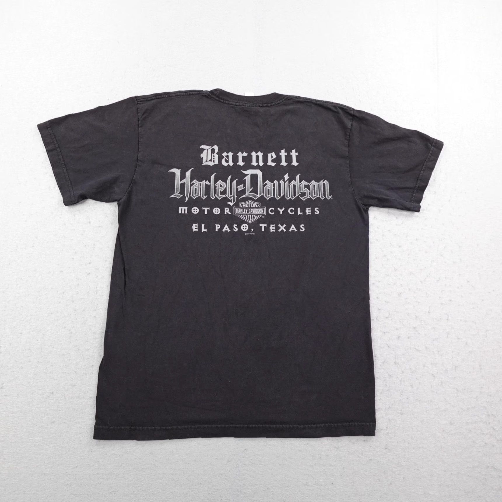 Harley Davidson Harley-Davidson Shirt Mens Large Black Barnett El Paso Texas Motorcycle Biker Shirt Size US L / EU 52-54 / 3 - 6 Thumbnail