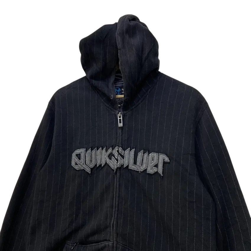 Quiksilver Quiksilver Striped Spell Out Hooded Jacket Size US M / EU 48-50 / 2 - 4 Thumbnail