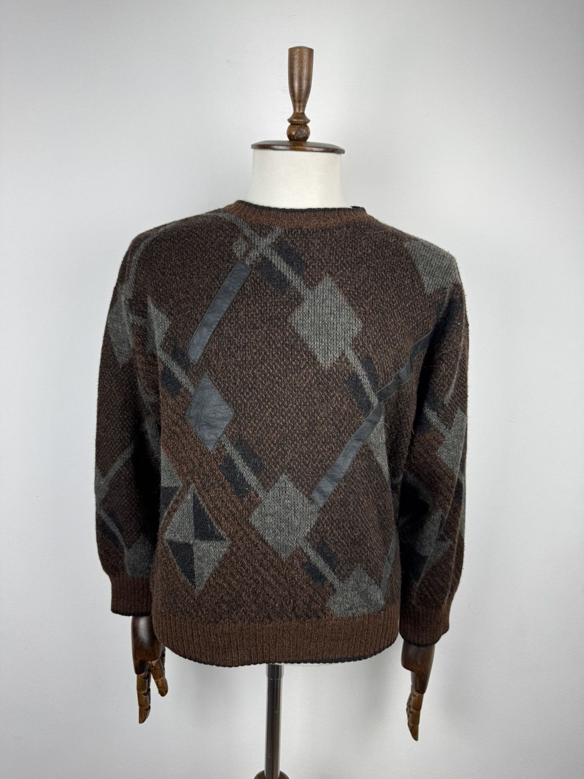 Gabicci × Vintage Vintage Gabicci Acrylic Wool Alpaca Sweater Crew Neck Jumper Size US M / EU 48-50 / 2 - 1 Thumbnail