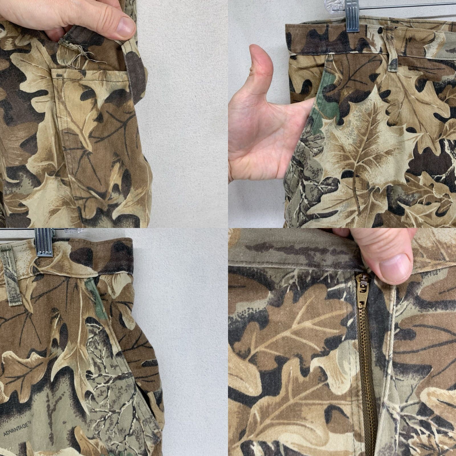 Vintage VINTAGE Unisex Camo Pants 42x25 Cargo Wide-Leg Men’s Hunting Military 90s USA Made Size US 42 / EU 58 - 8 Thumbnail