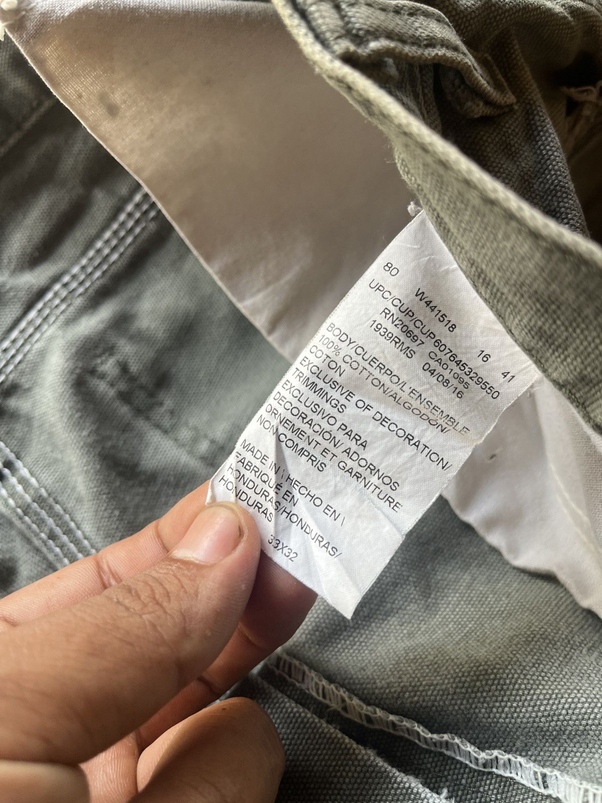 Dickies Dickies Distressed Canvas Pants Sashiko Knee Repair Size US 34 / EU 50 - 3 Thumbnail