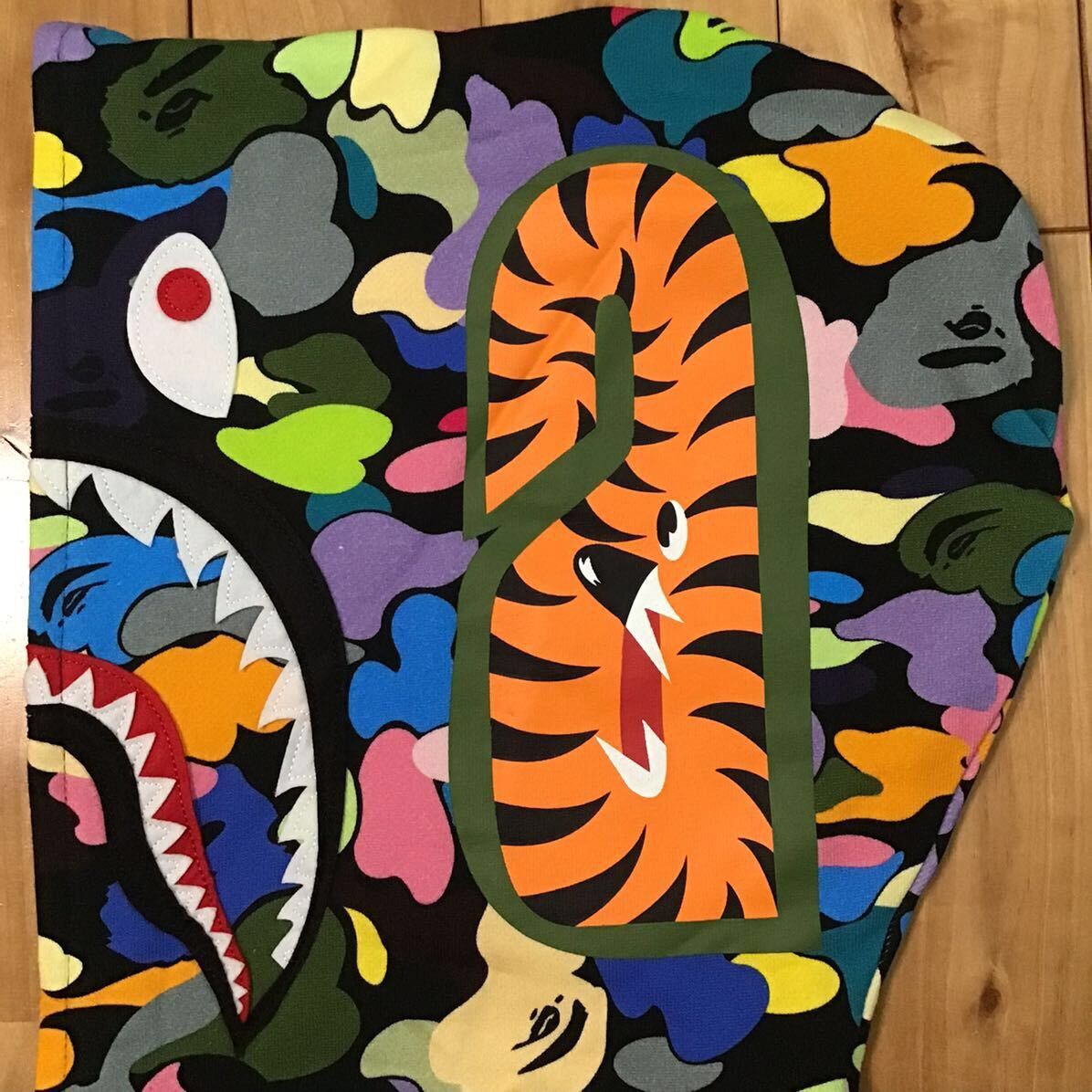 Bape BAPE Multi camo shark full zip hoodie a bathing ape Size US M / EU 48-50 / 2 - 5 Thumbnail