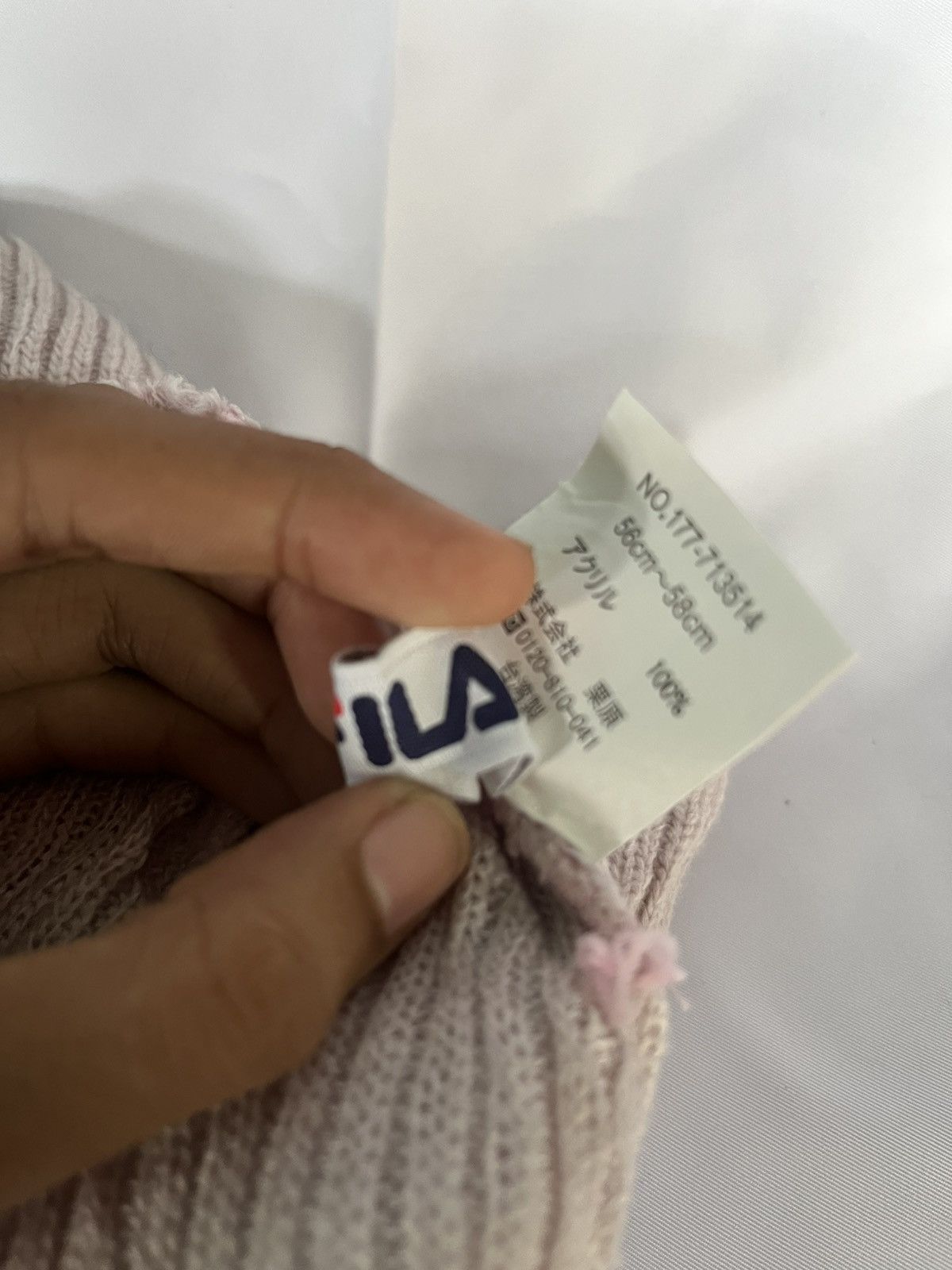 Fila × Japanese Brand Fila x E Hyphen World Gellery Short Baenie Hats Size ONE SIZE - 10 Thumbnail