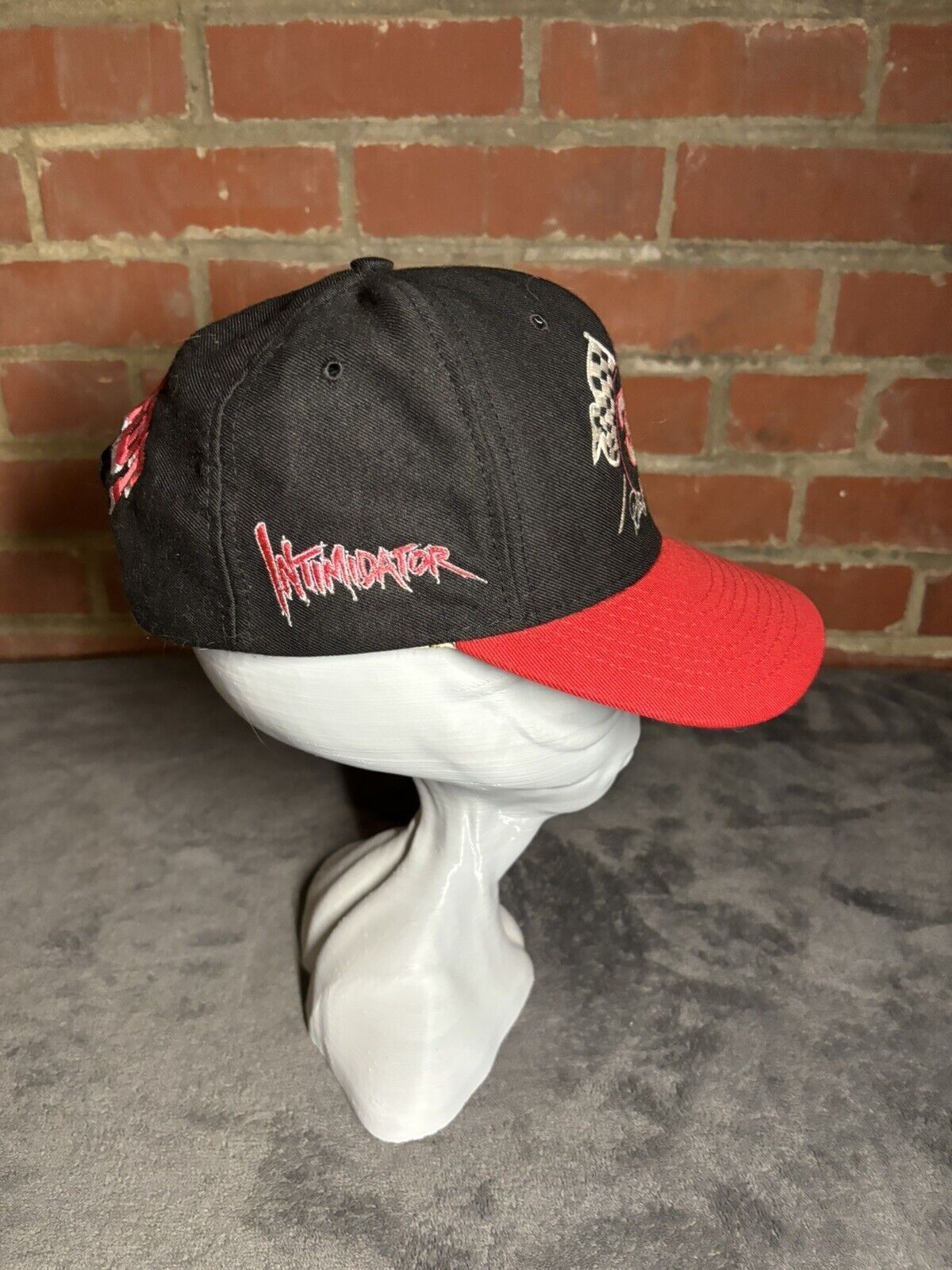 NASCAR Vintage 90s Nutmeg Dale Earnhardt Intimidator Snapback Hat Size ONE SIZE - 4 Thumbnail