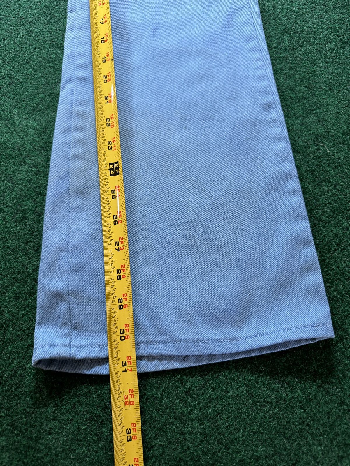 Vintage Vintage 70s Big Yank Flare Bell Bottom Mens 30x30 Blue Pants Size US 30 / EU 46 - 5 Thumbnail