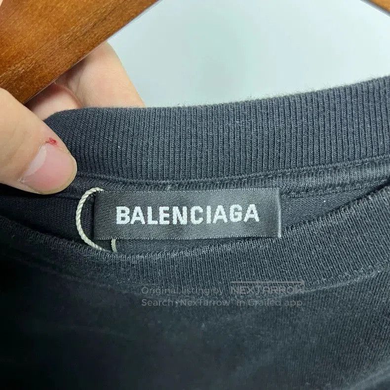 Balenciaga Balenciaga Printed Logo Short Sleeve Tee. Size US S / EU 44-46 / 1 - 2 Thumbnail