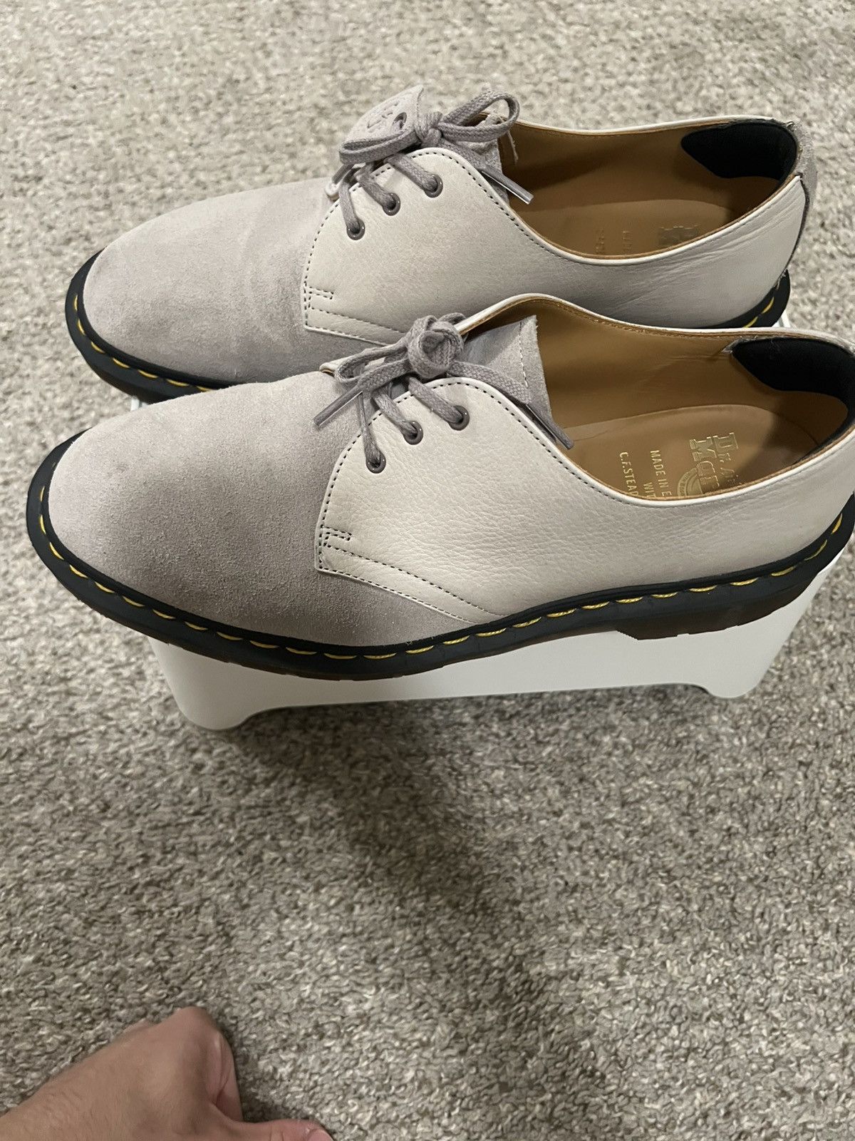 Dr. Martens 1461 Pewter Gray Dr Martens Made in England Size US 10 / EU 43 - 2 Thumbnail