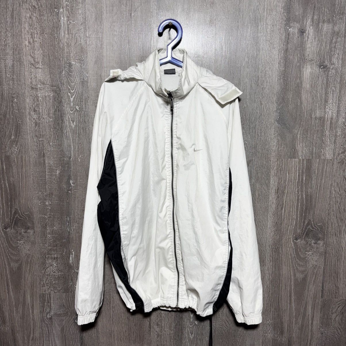 Nike Nike Vintage Track Jacket Y2K White Mens size XL Swoosh Size US XL / EU 56 / 4 - 1 Thumbnail