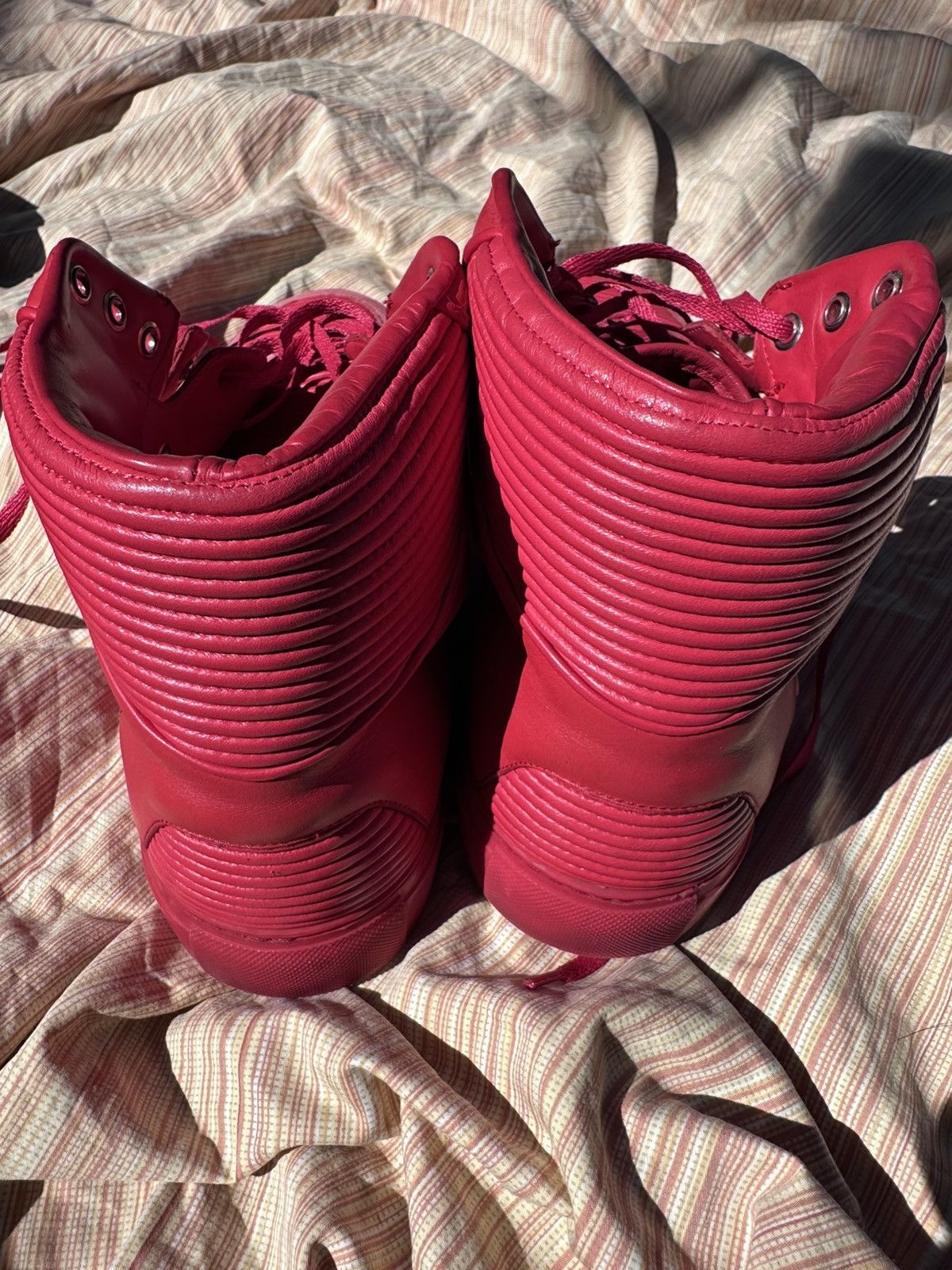 Balenciaga Balenciaga pleated sneaker Red Coates colorway sz44 Size US 11 / EU 44 - 10 Thumbnail