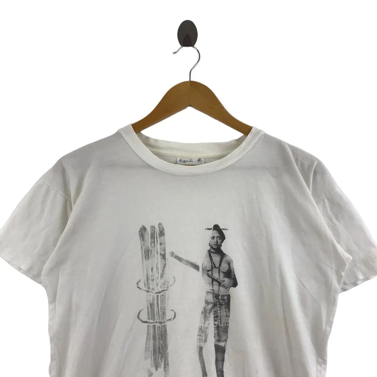 agnes b. Vintage 1996 AGNES. B x RAFAEL GRAY Artist Tee Shirt Size L / US 10 / IT 46 - 2 Thumbnail