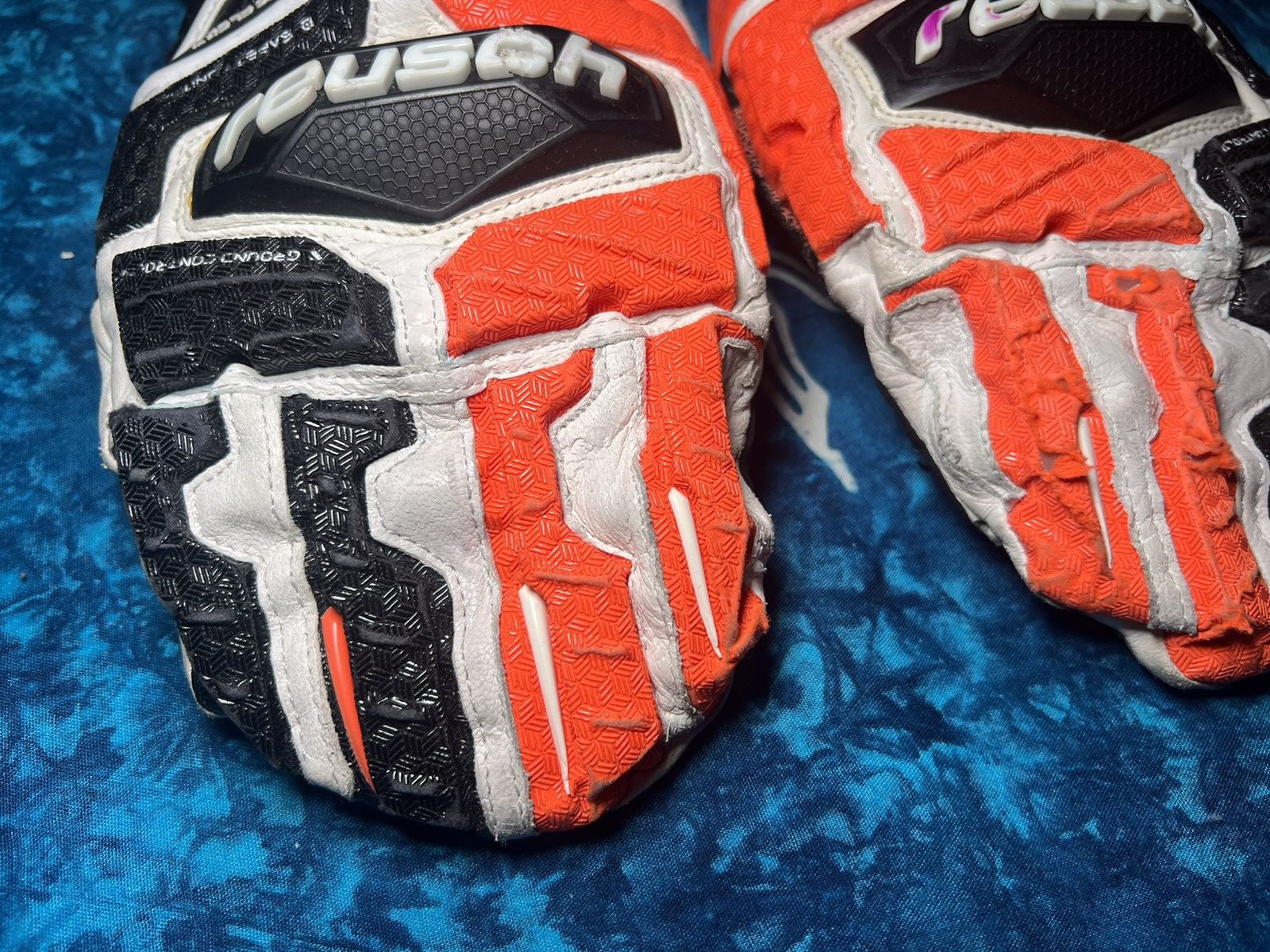 Japanese Brand REUSCH WORLDCUP WARRIOR Leather Ski Gloves Size ONE SIZE - 3 Thumbnail
