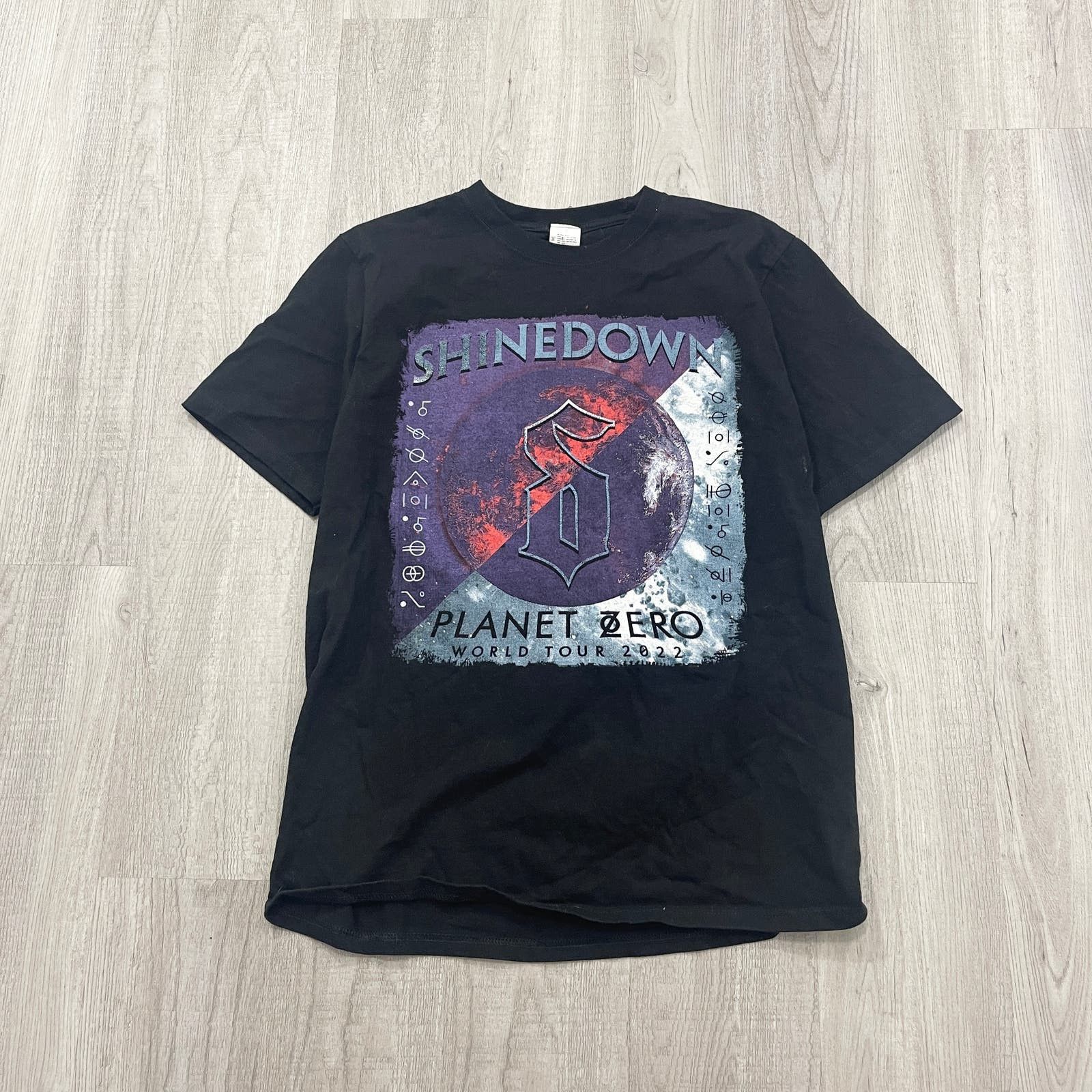 Shinedown 'Planet Zero Album' (Nero) T-Shirt - NUOVO E UFFICIALE
