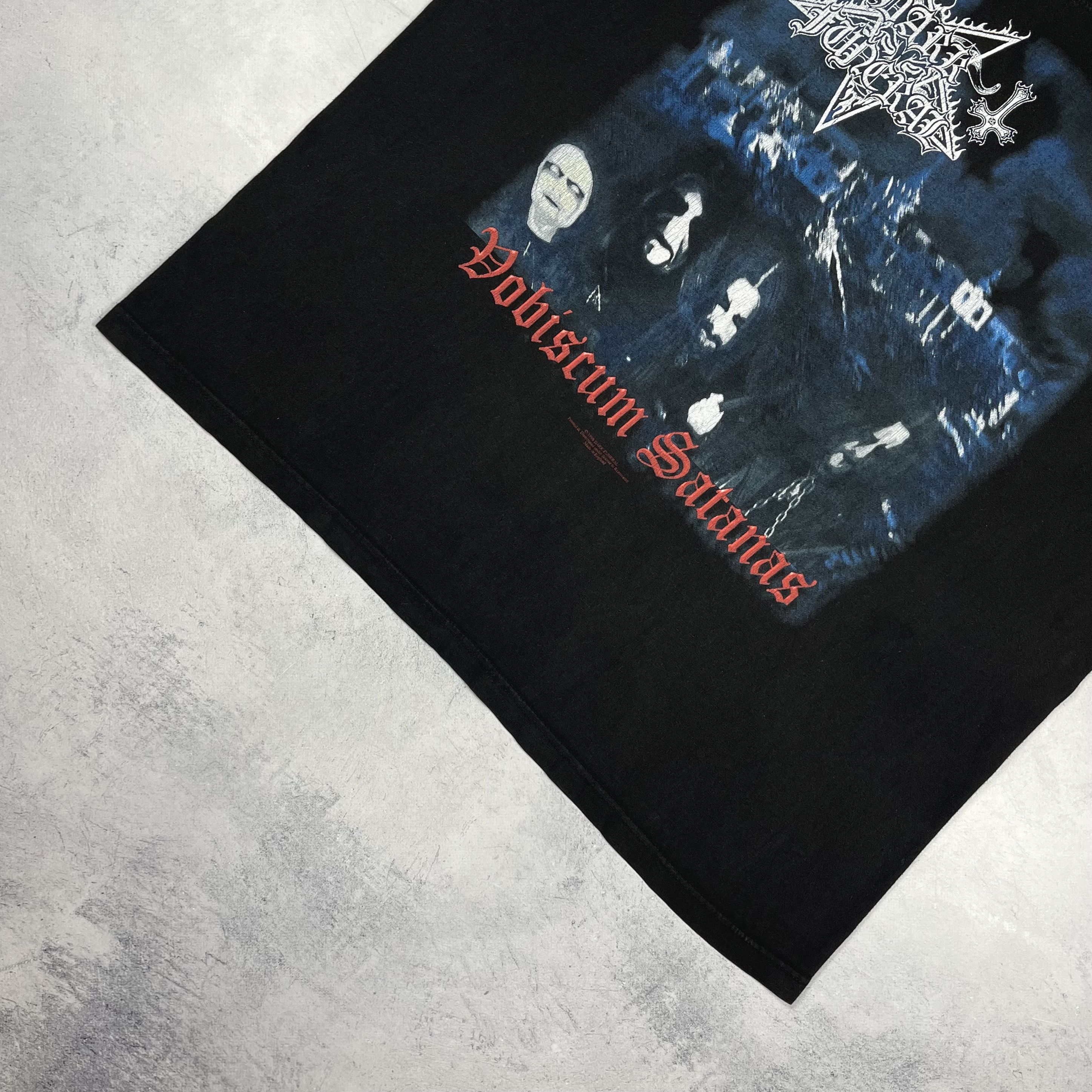 Band Tees Vintage Dark Funeral Vobiscum Satanas Metal T Shirt 1998 Size US XL / EU 56 / 4 - 4 Thumbnail