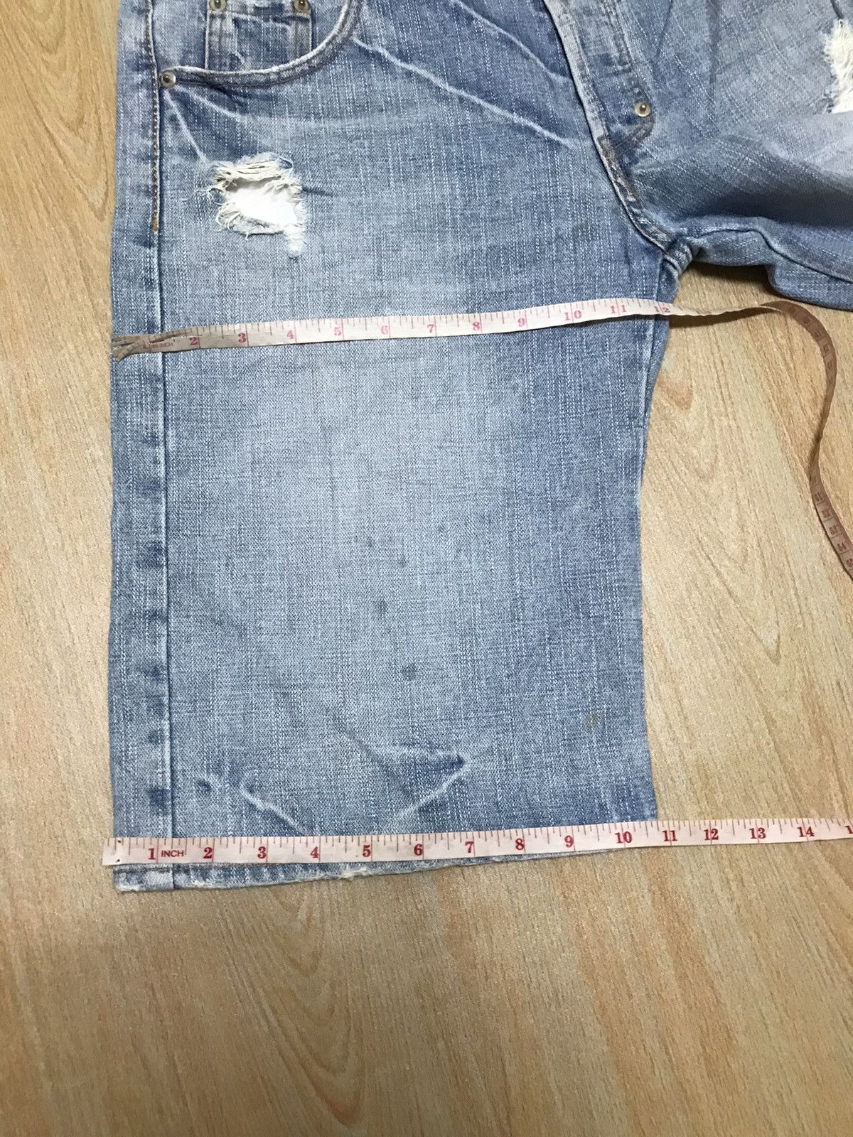 Japanese Brand Vintage Japan G-Land Edge Distressed Denim Pants Big Skulls Size US 32 / EU 48 - 9 Thumbnail