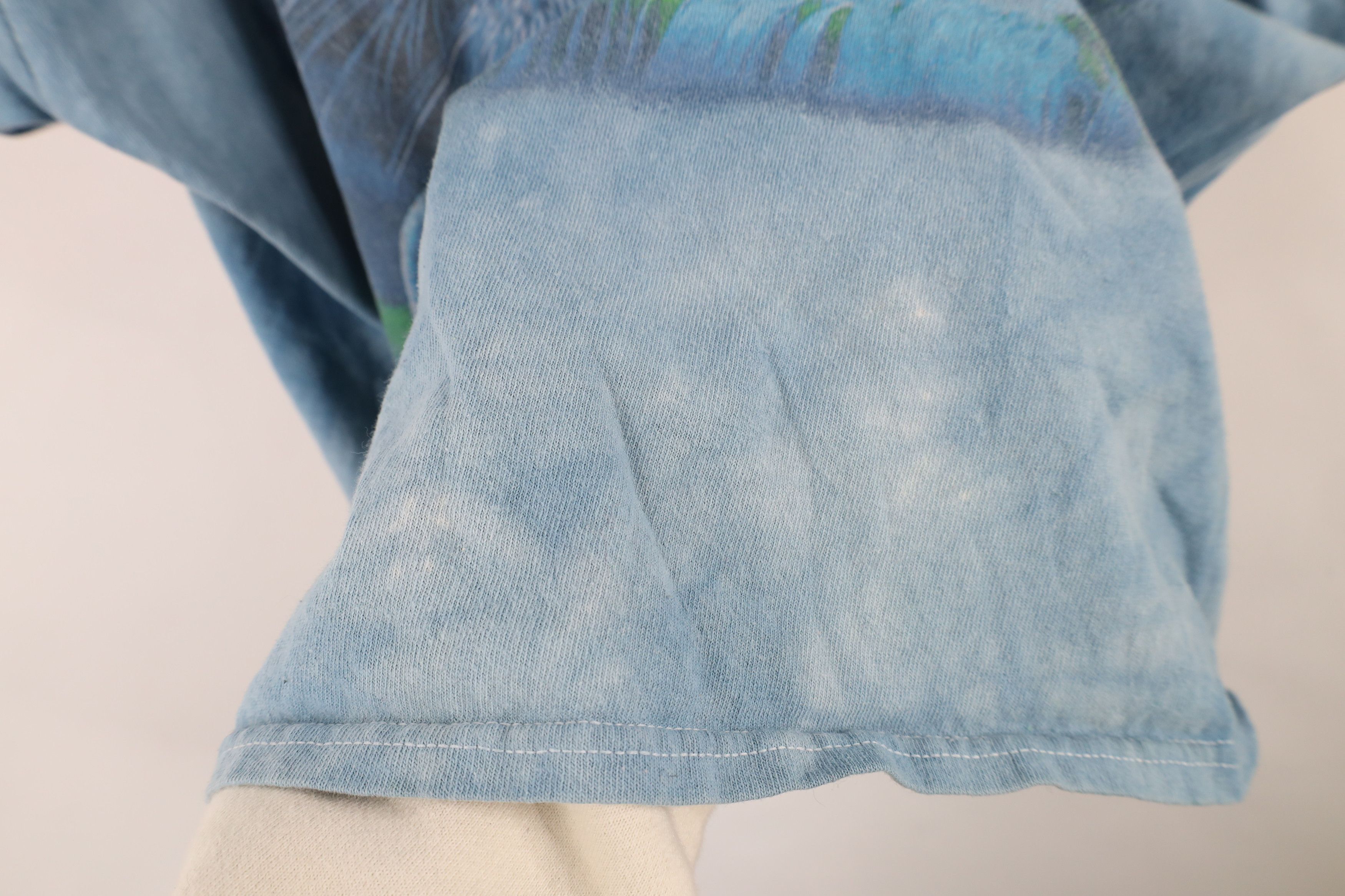Liquid Blue × Vintage Vintage Y2K Liquid Blue Nature White Tiger Acid Wash T-Shirt Size US XXL / EU 58 / 5 - 8 Thumbnail