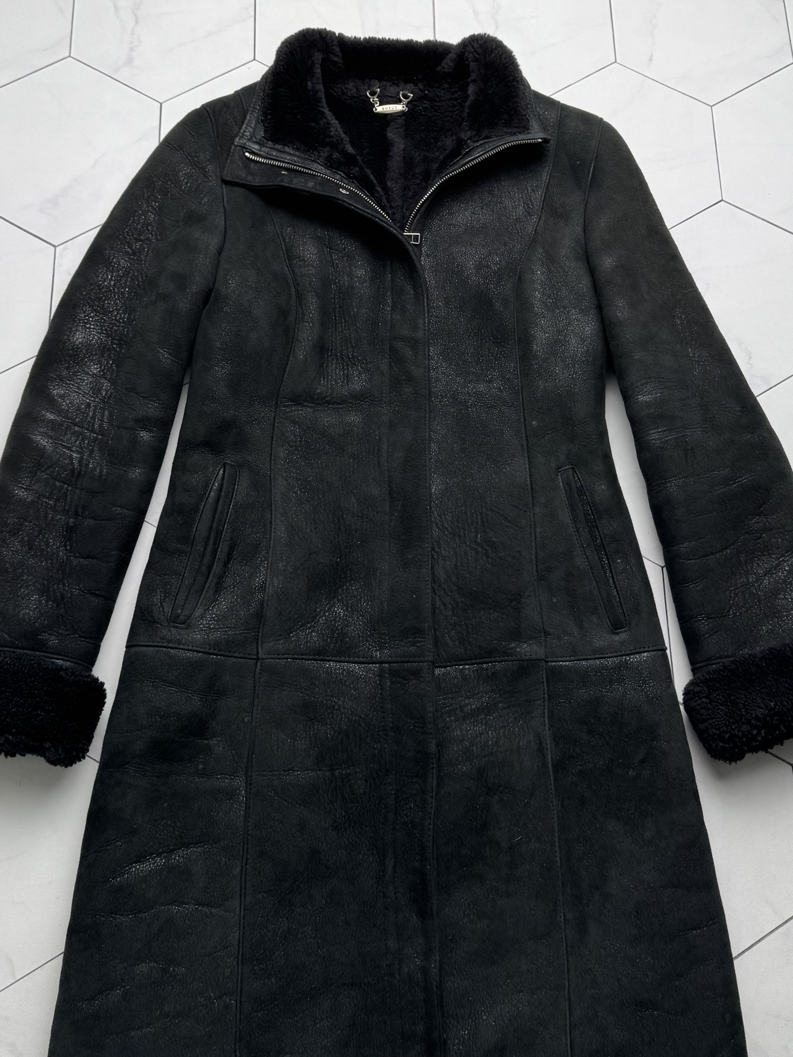 Vintage Vintage Real Sheepskin Coat (B550) Size S / US 4 / IT 40 - 6 Thumbnail