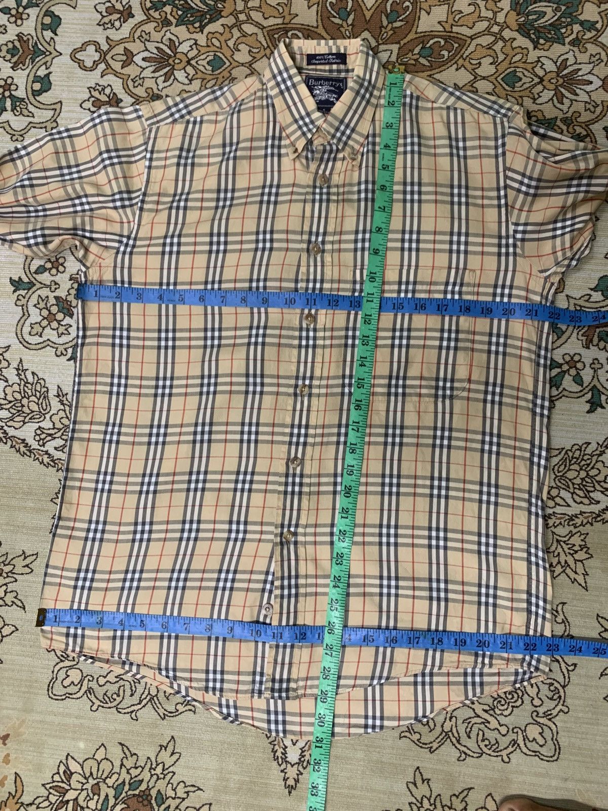 Burberry Vintage burberrys shirt upp buttong novacheck Size US S / EU 44-46 / 1 - 13 Thumbnail