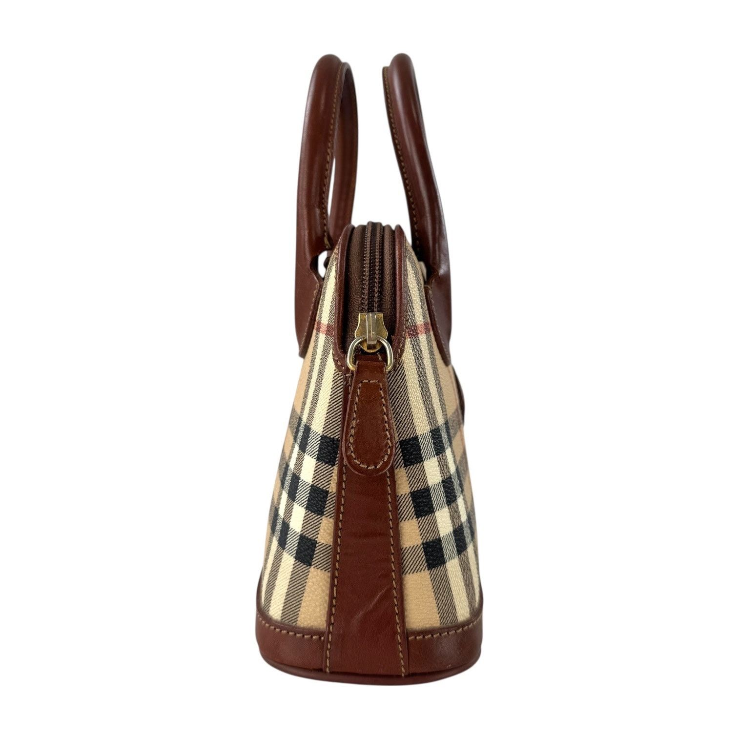 Burberry Burberry Nova Check Shadow Mini Dome Handbag Size ONE SIZE - 5 Thumbnail