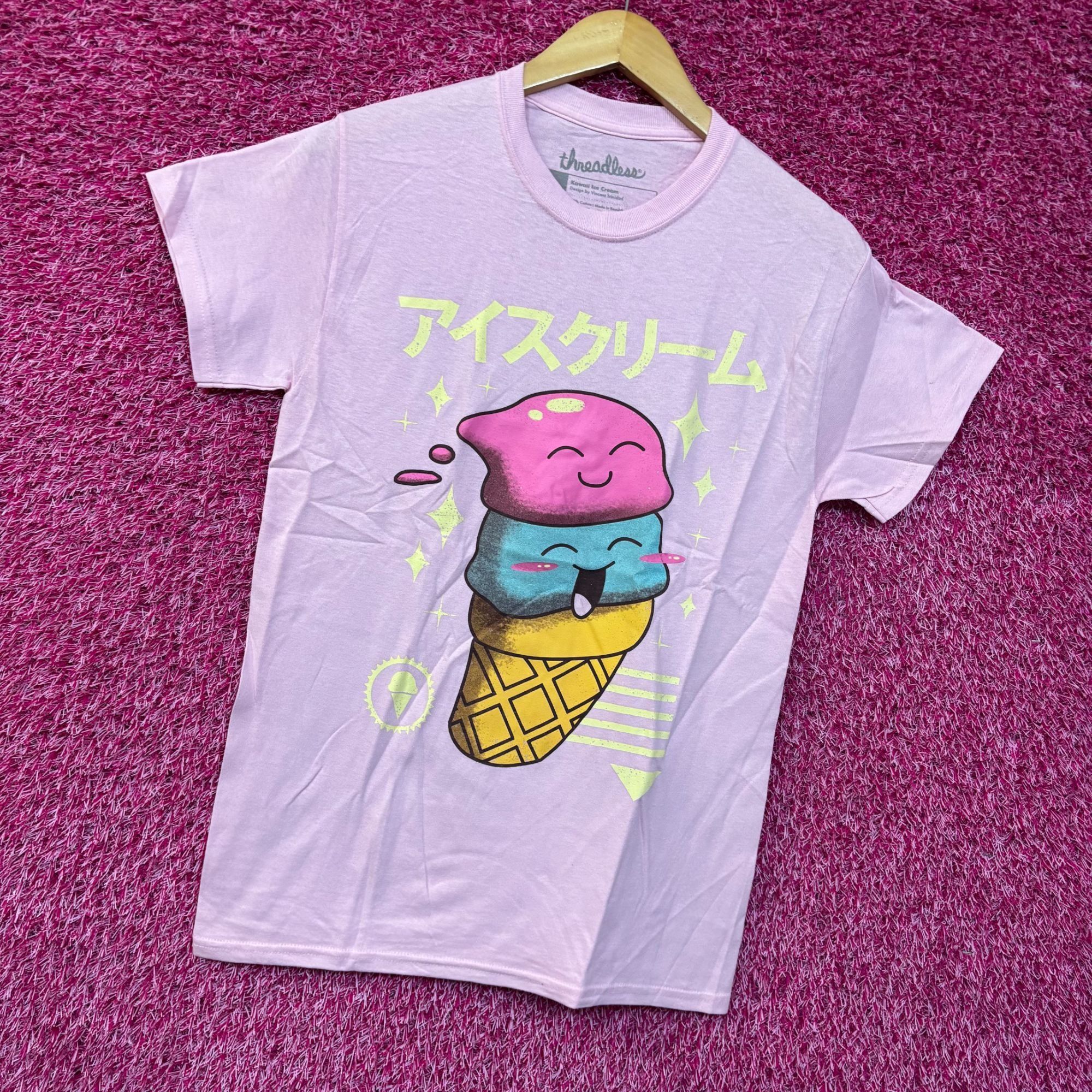 Threadless Threadless Kawaii Ice cream Graphic Design T-Shirt Small Size US S / EU 44-46 / 1 - 3 Thumbnail