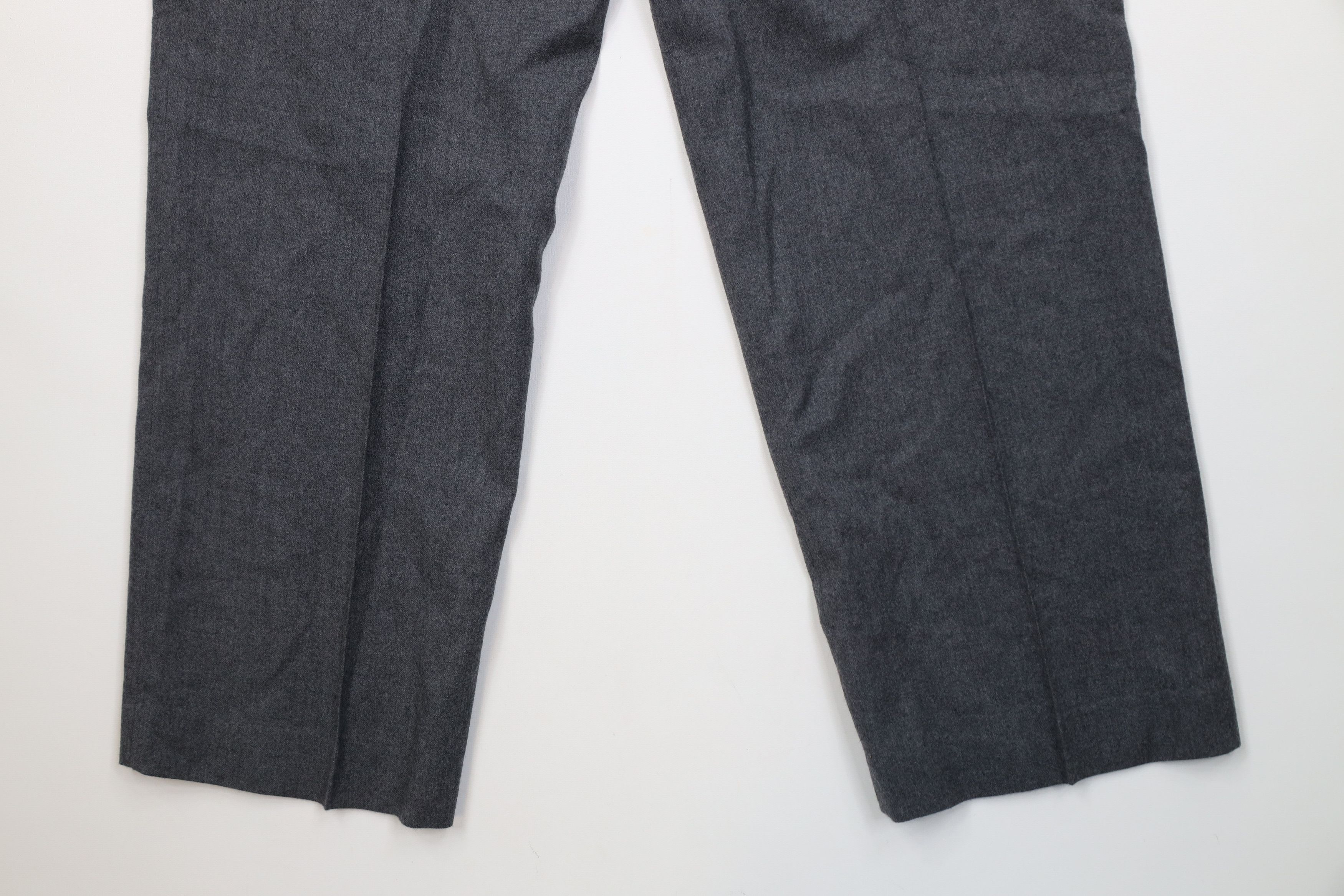 Vintage Vintage 70s Streetwear Wool Wide Leg Chino Pants Gray USA Size US 34 / EU 50 - 11 Thumbnail
