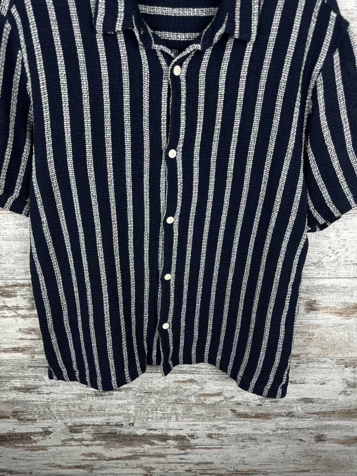 Zara Mens Zara Hawaiian shirt art crazy overprinted old money Size US L / EU 52-54 / 3 - 4 Thumbnail