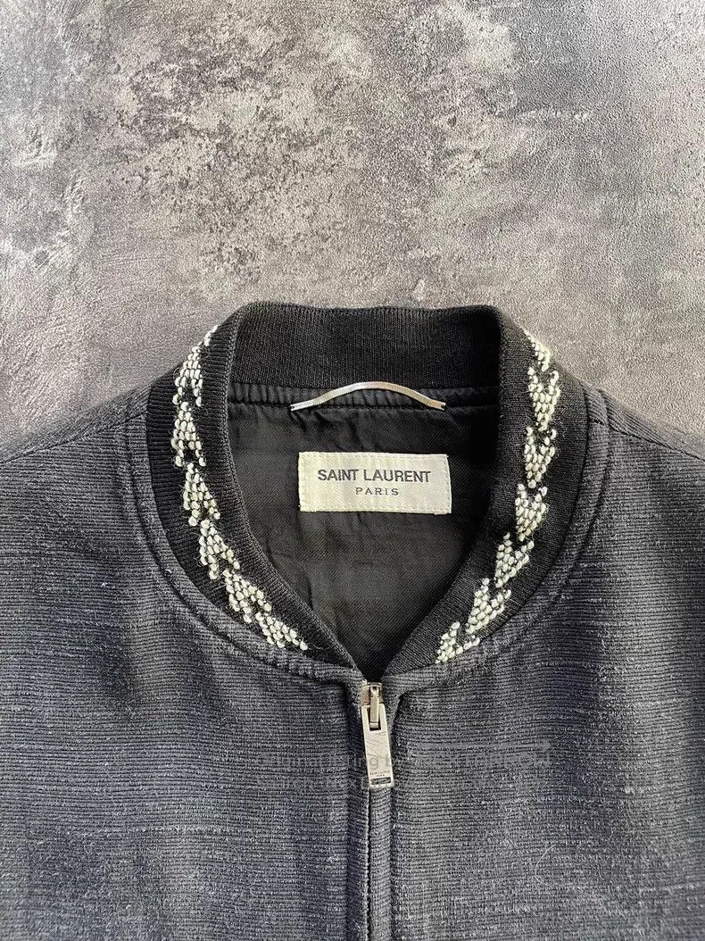 Saint Laurent Paris Saint Laurent Paris Ethnic Style Linen Mixed Embroidered J Size US S / EU 44-46 / 1 - 3 Thumbnail