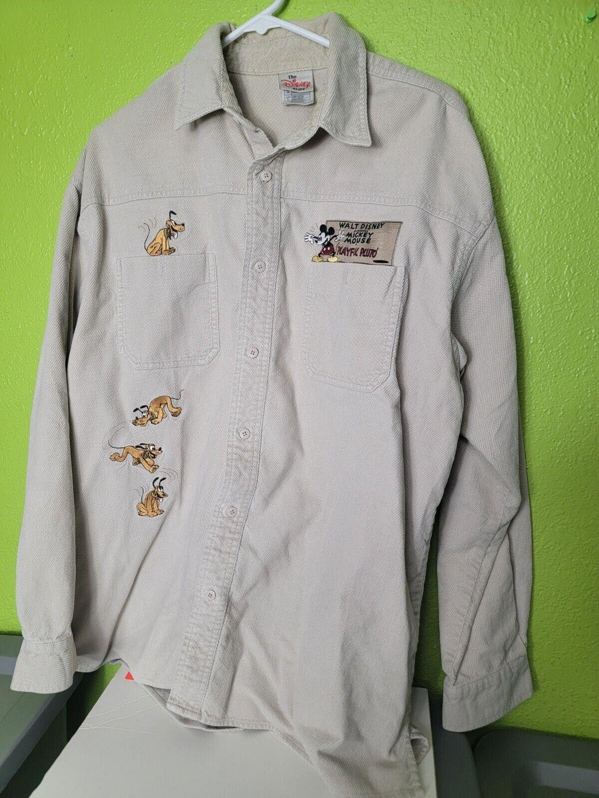 Disney Walt Disney Store Mickey Mouse Playful Pluto Button Corduroy Size US L / EU 52-54 / 3 - 1 Thumbnail