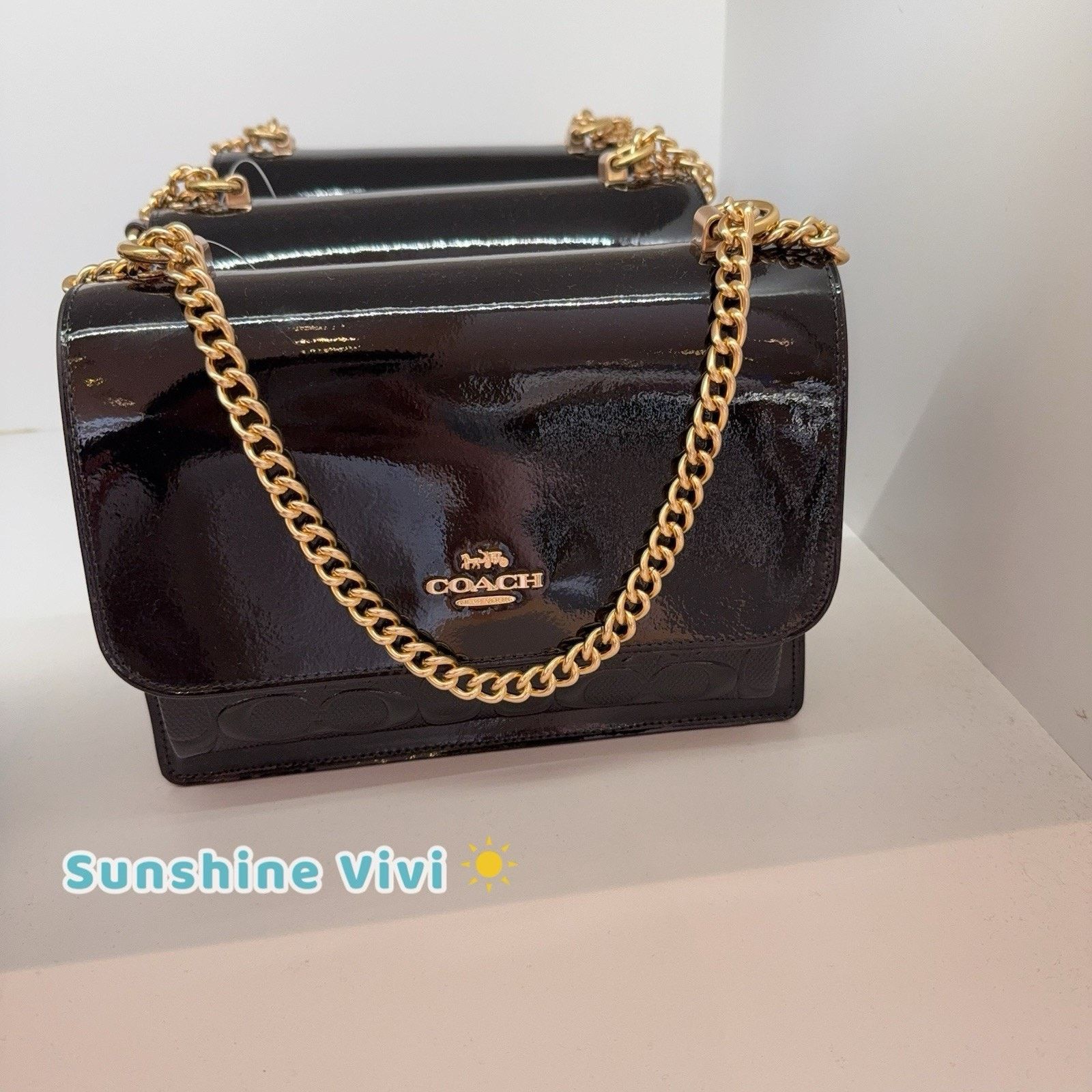 Coach NWT Coach Women's Klare Crossbody Bag Patent Leather CV397 Size ONE SIZE - 2 Thumbnail
