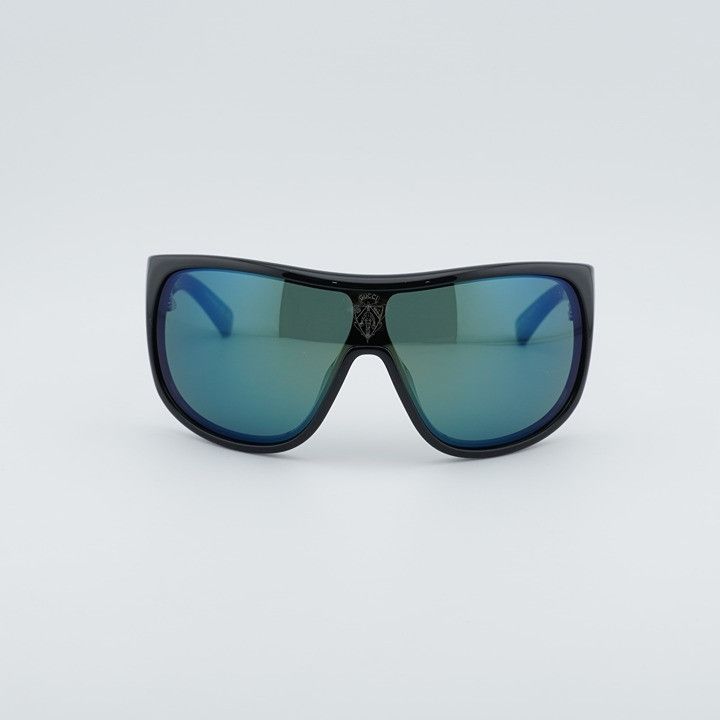 Gucci Gucci GG2168S 007 Sunglasses Shiny Black Shield Frame Size ONE SIZE - 2 Thumbnail