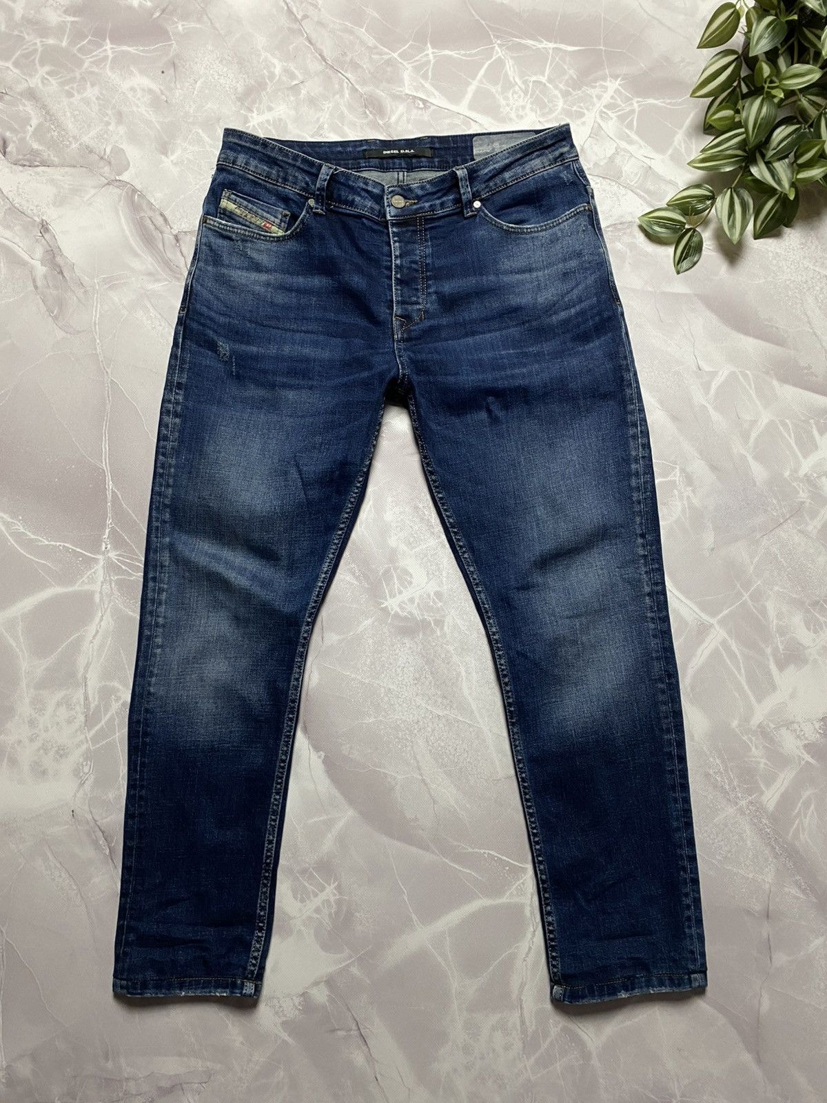 Diesel Diesel Jeans Washed Denim Distressed Stretch Mens Size 36 Size US 36 / EU 52 - 1 Thumbnail