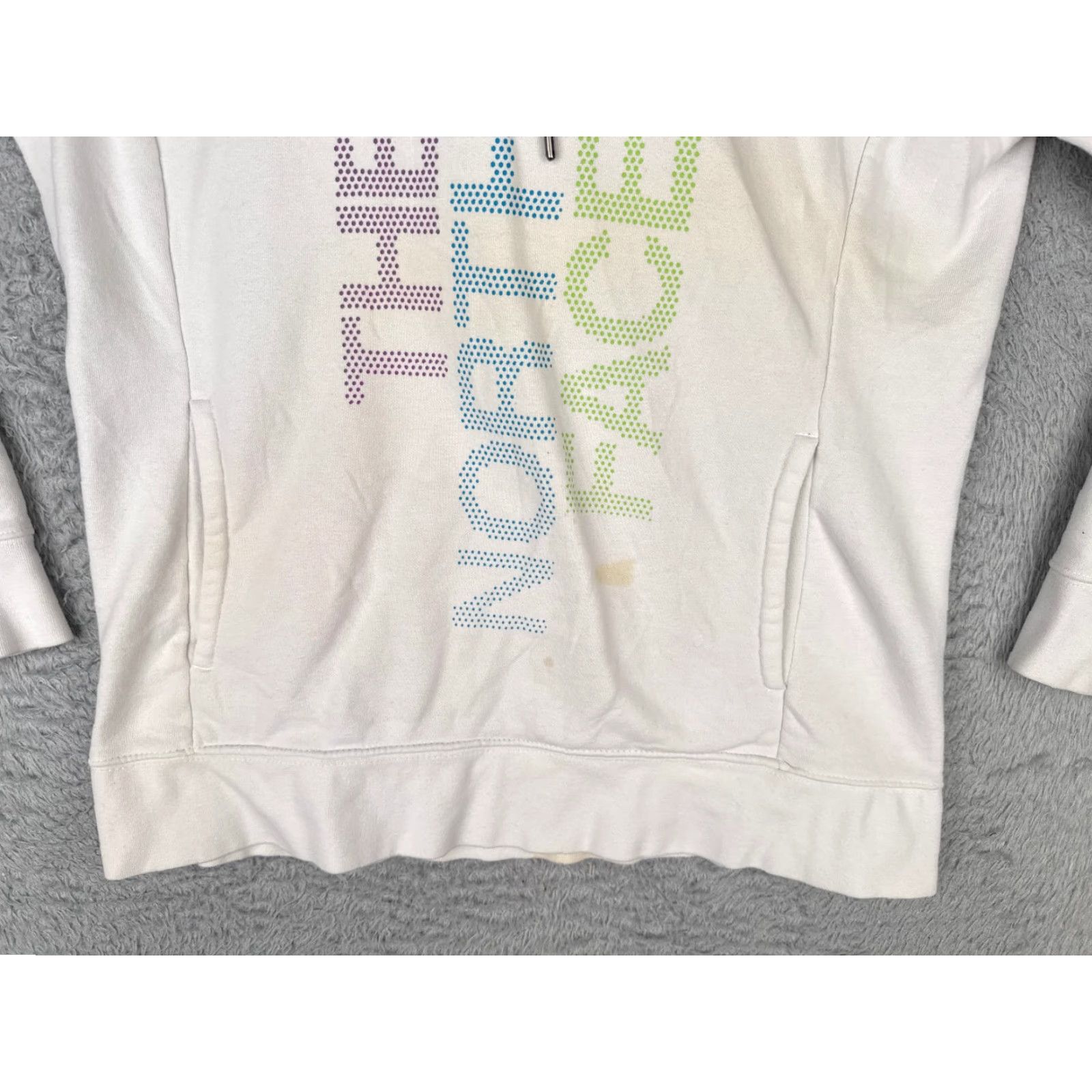 The North Face The North Face Hoodie Womens Large White Pullover Fleece Logo Sweatshirt READ Size L / US 10 / IT 46 - 5 Thumbnail
