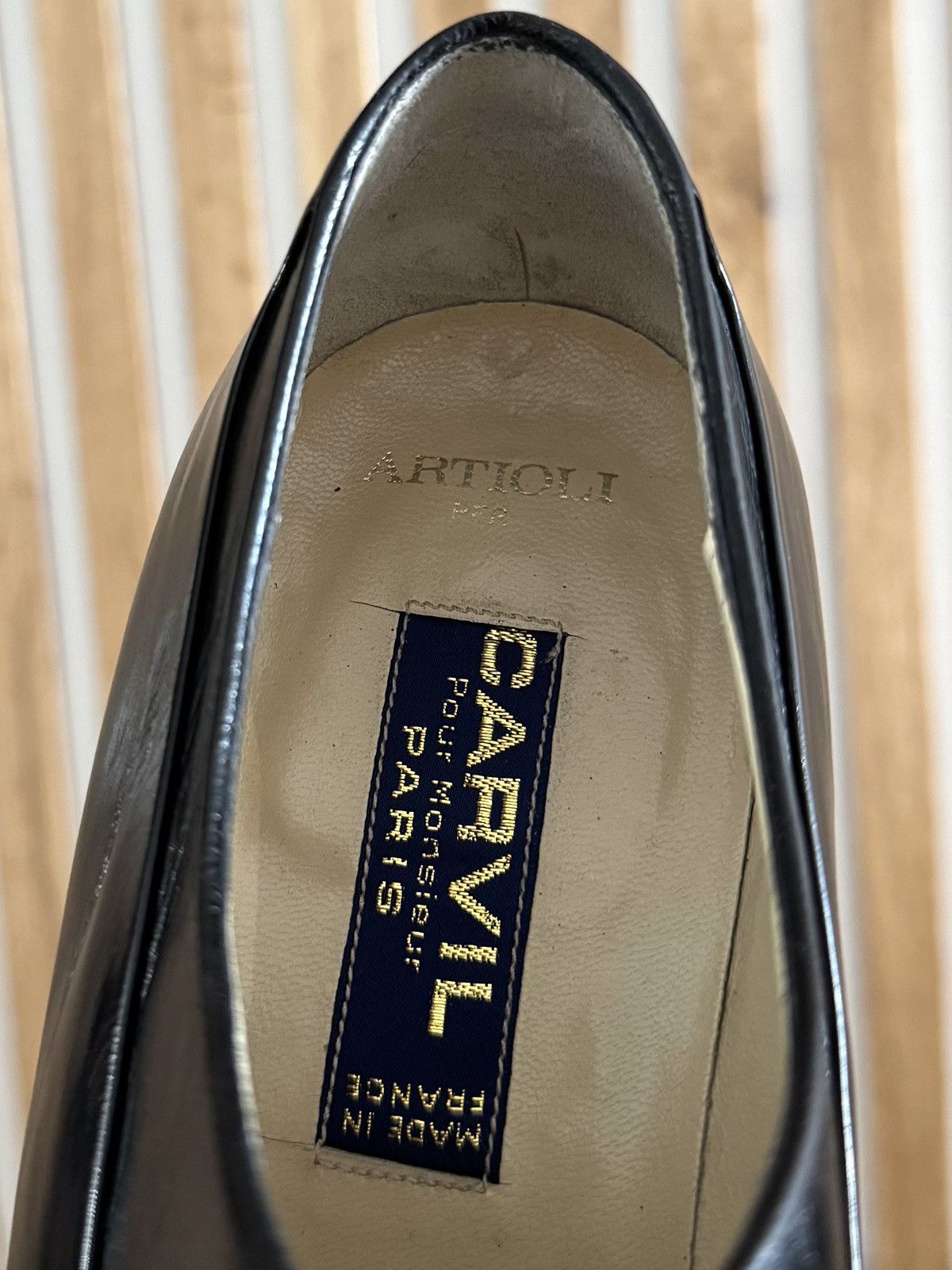 Artioli Artioli for Carvil Pour Monsieur Paris Black Oxford Shoes Size US 8 / EU 41 - 6 Thumbnail