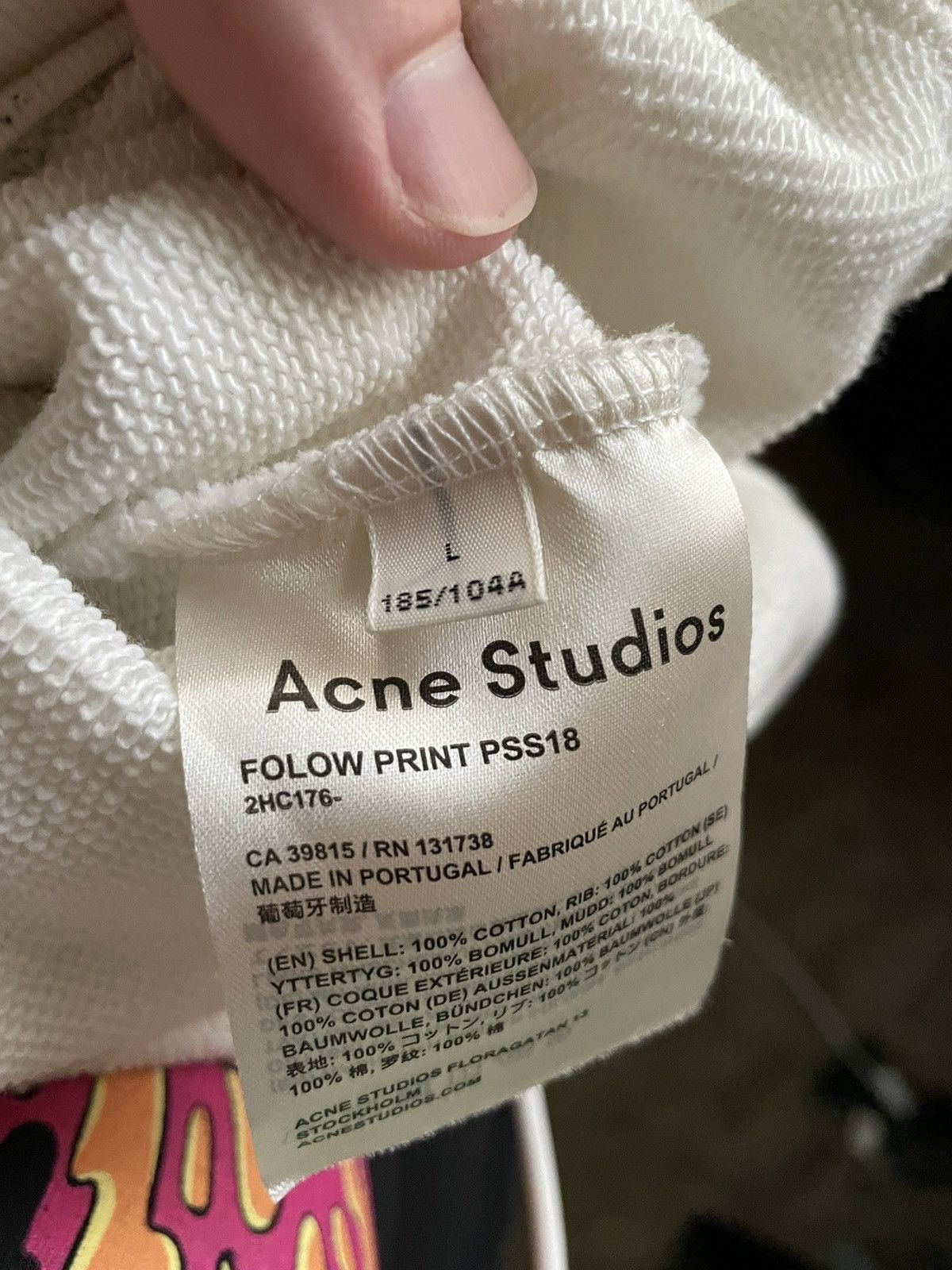 Acne Studios SS18 crewneck