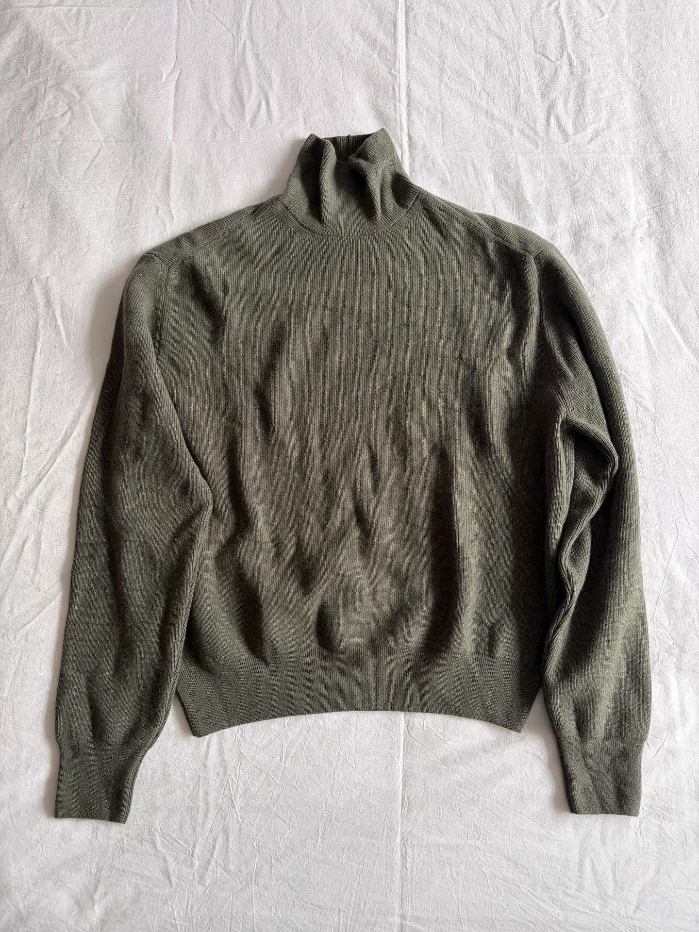 Lemaire Green Turtleneck Sweater - Size S Size US S / EU 44-46 / 1 - 1 Thumbnail