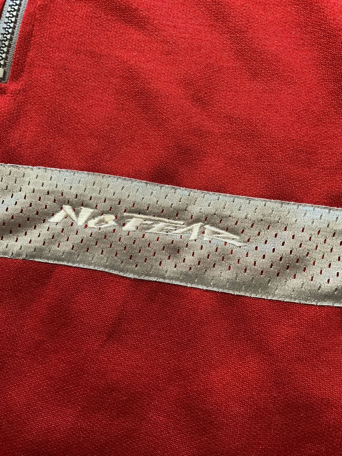 No Fear × Vintage Vintage No Fear Red 1/4 Zip Motocross BMX Racing Jersey Size US XL / EU 56 / 4 - 5 Thumbnail