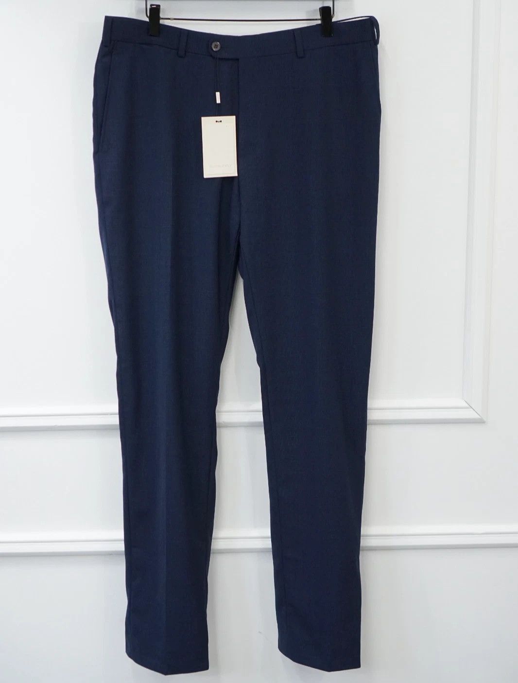 Suitsupply Men Suitsupply Pants Navy Blue Wool Brescia Size UK/US42 Size 42R - 1 Thumbnail