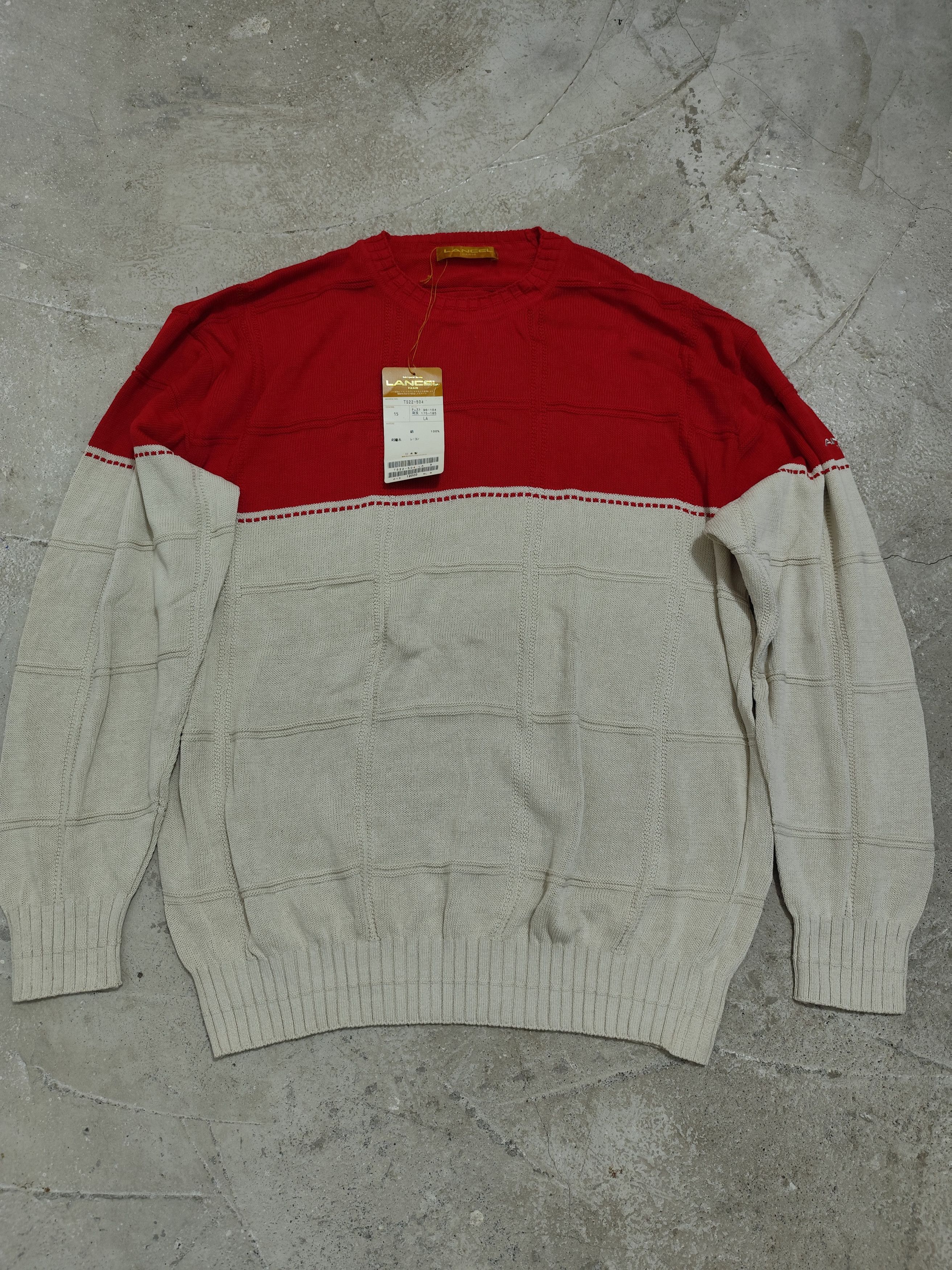 Lancel knitted sweater coogi missoni style