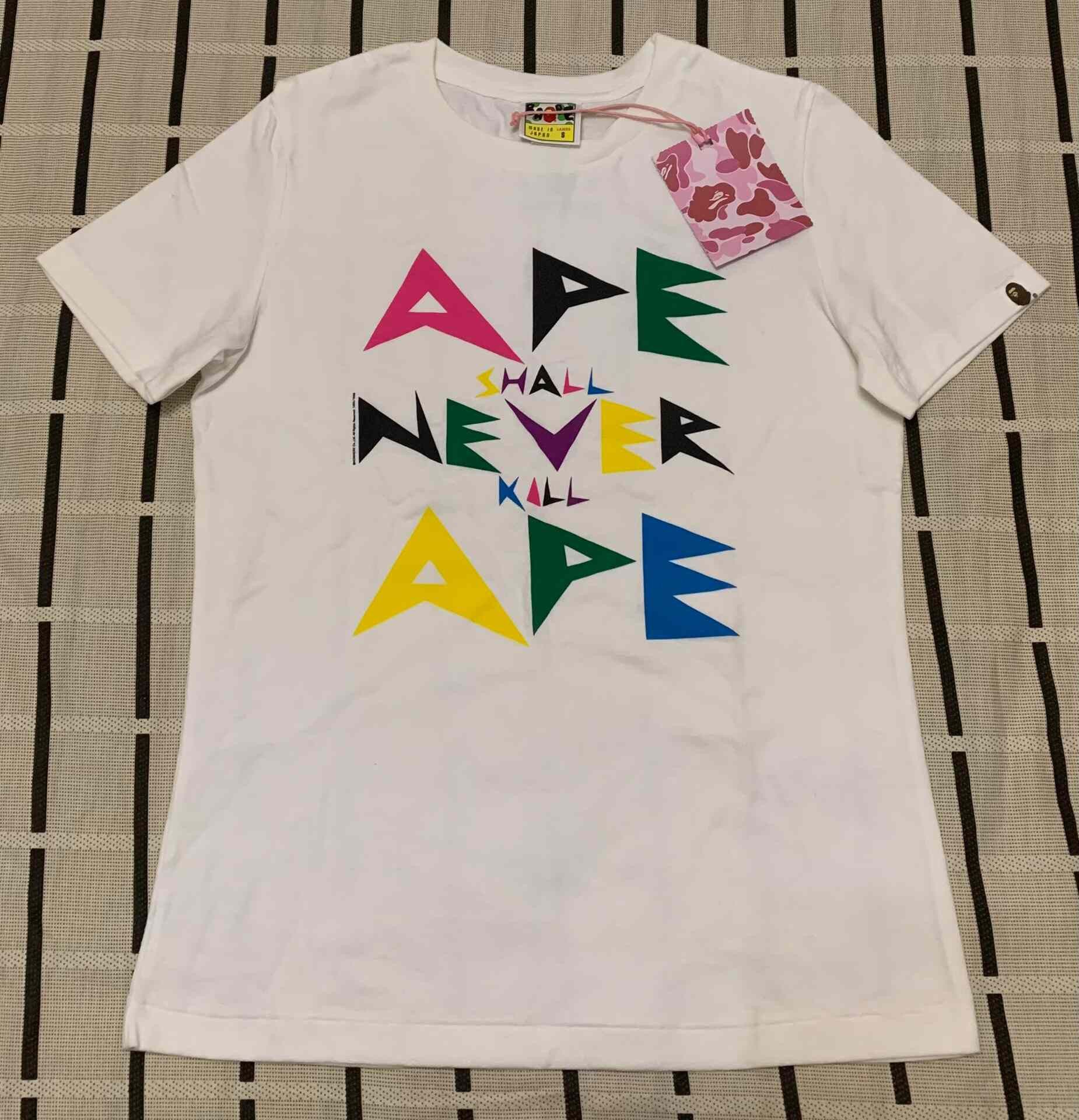 Bape Bape Rainbow Multi T-Shirt S Women Size S / US 4 / IT 40 - 1 Thumbnail