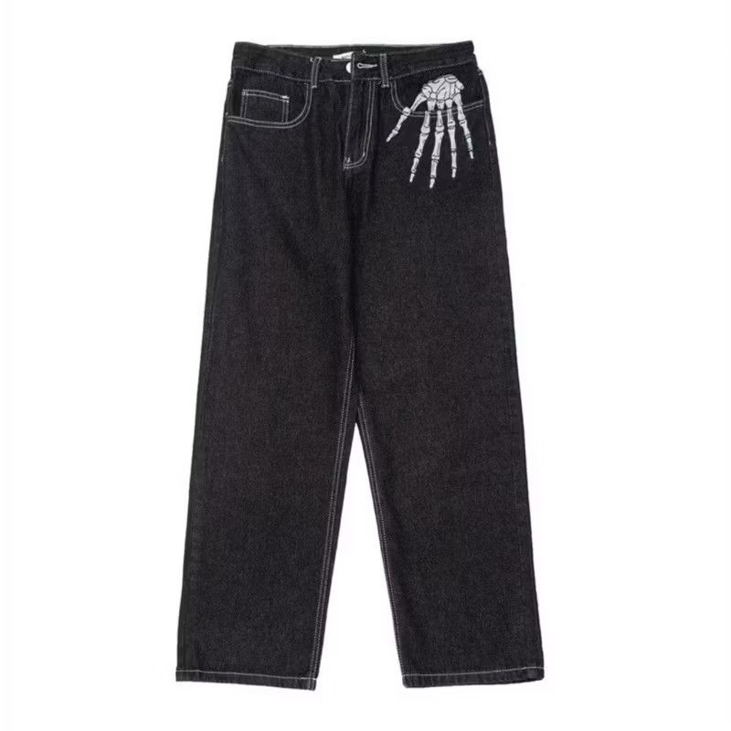 Japanese Brand Blue colour Japanese inspired streetwear jeans Size US 35 - 2 Thumbnail
