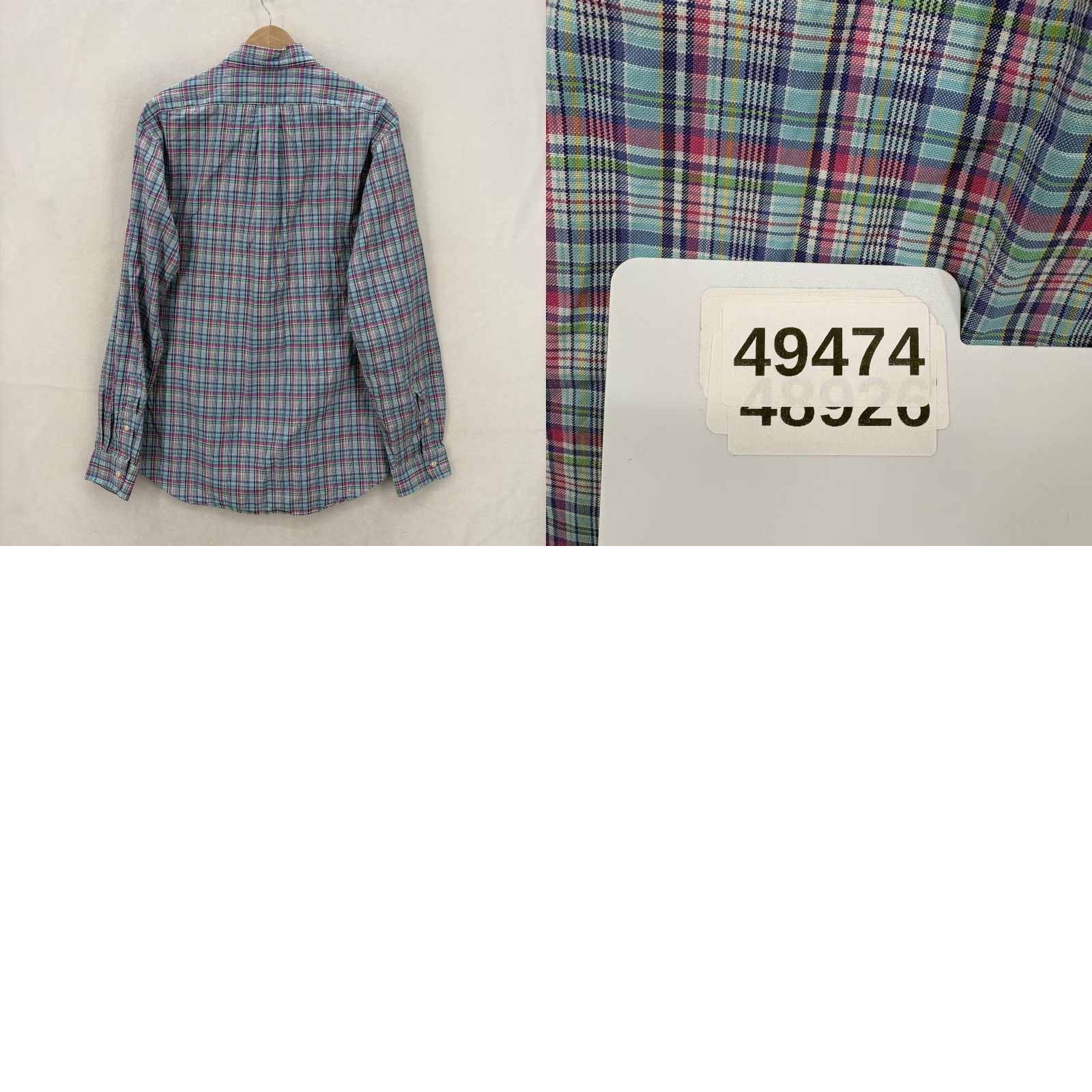 Ralph Lauren Ralph Lauren Shirt Mens Large Blue Plaid Long Sleeve Button Down Cotton Preppy Size US L / EU 52-54 / 3 - 9 Thumbnail