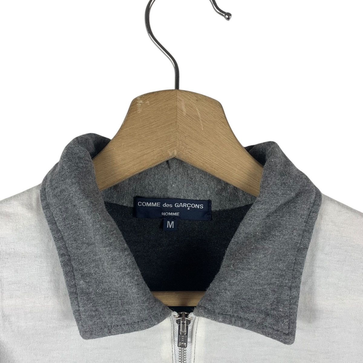 Comme des Garcons × Comme des Garcons Homme COMME des GARCONS Homme halfzipper AD 2004 polo tee Size US M / EU 48-50 / 2 - 5 Thumbnail