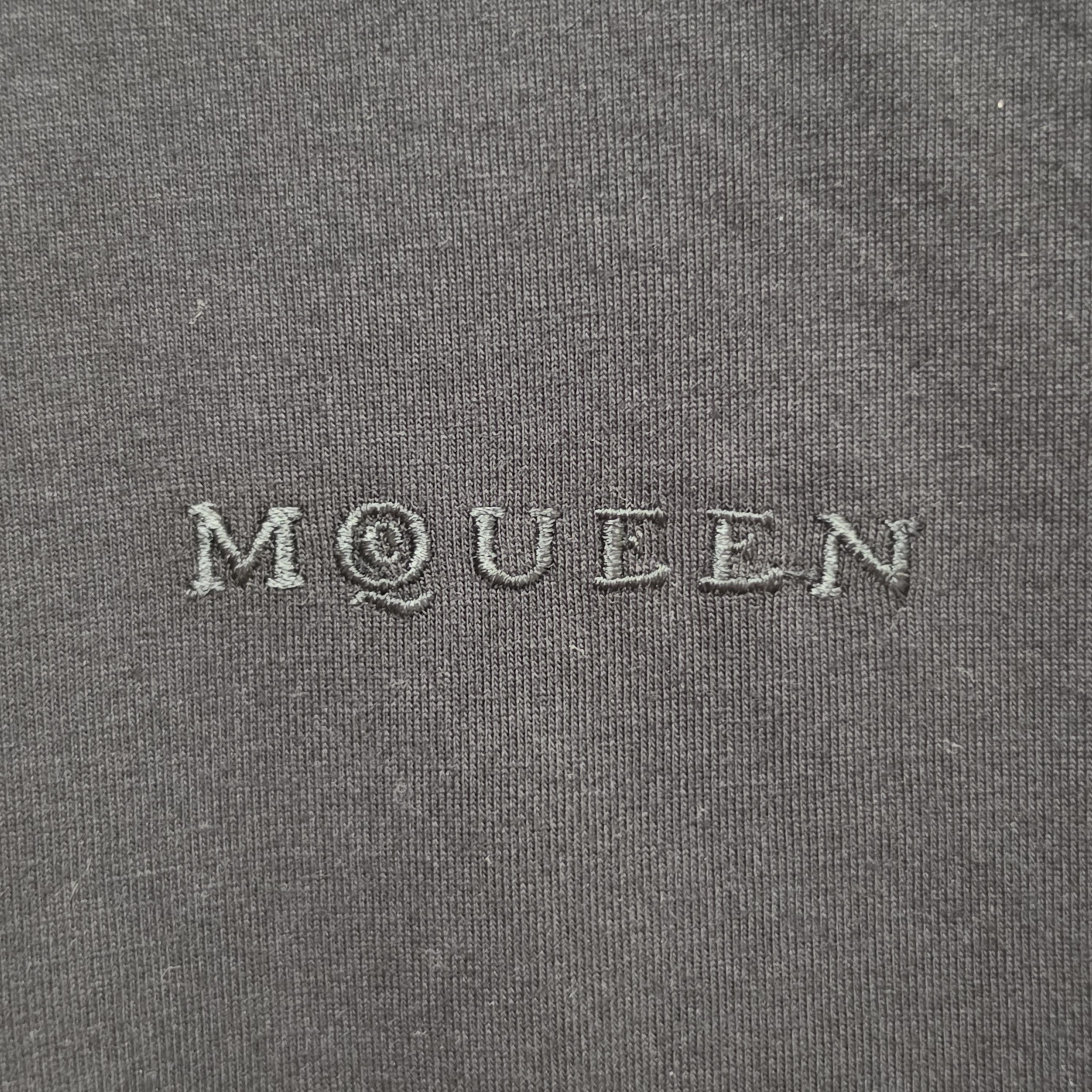 Alexander McQueen Embroidered logo t-shirt Size US XL / EU 56 / 4 - 2 Thumbnail