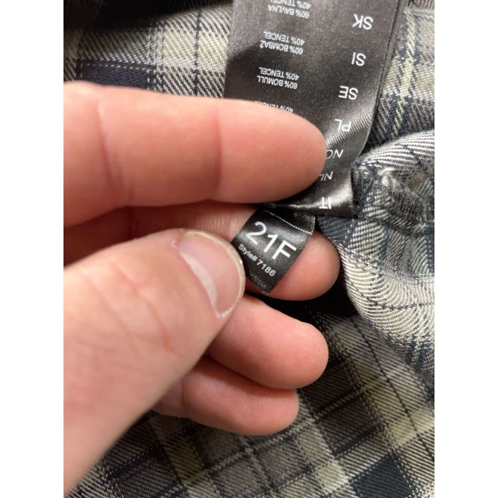 Vintage Kuhl Mens Large Dillinger Flannel Shirt Gray Plaid Button Long Sleeve 7186 Size US L / EU 52-54 / 3 - 8 Thumbnail