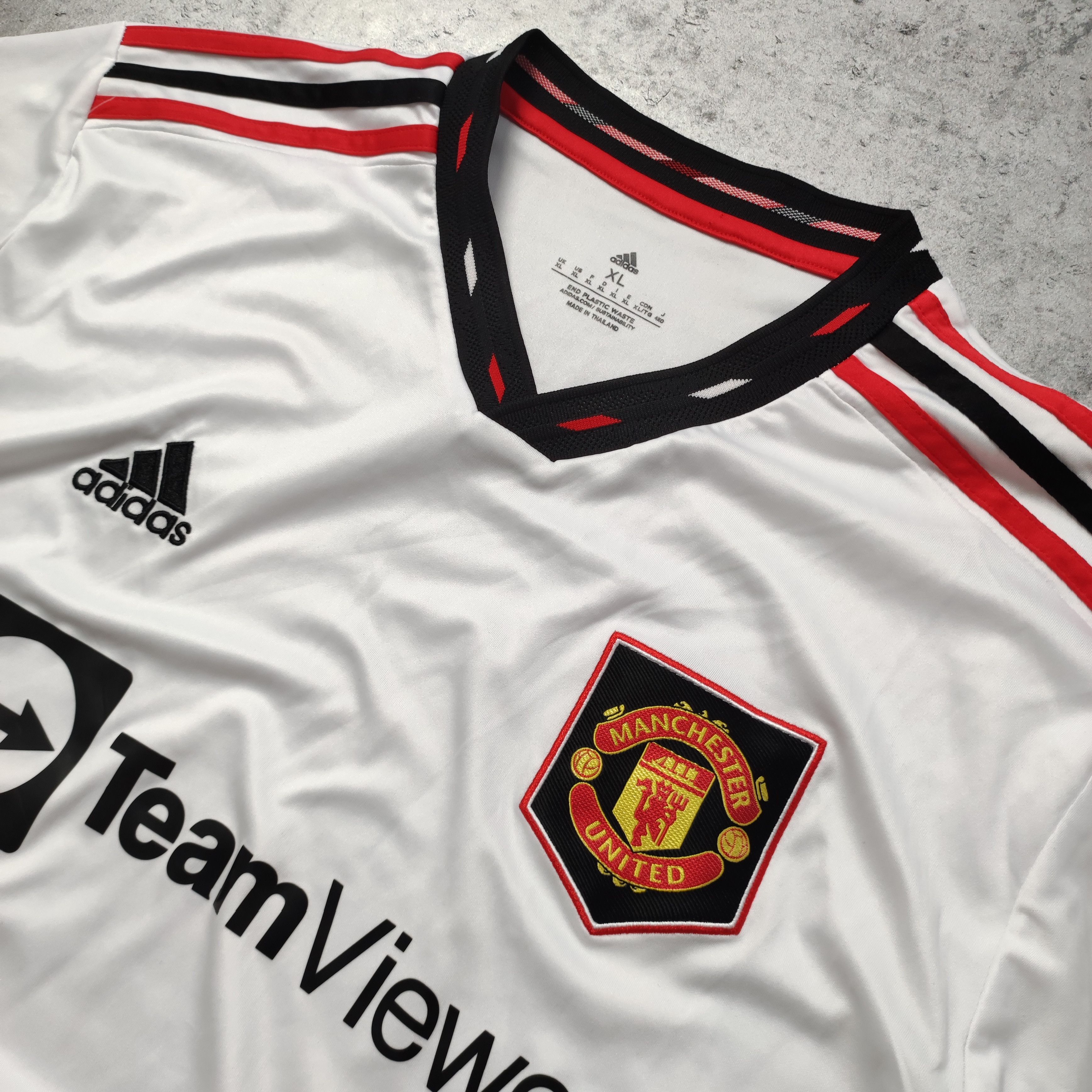 Adidas RARE Adidas x Manchester United 2022 Away Football Jersey Size US XL / EU 56 / 4 - 5 Thumbnail