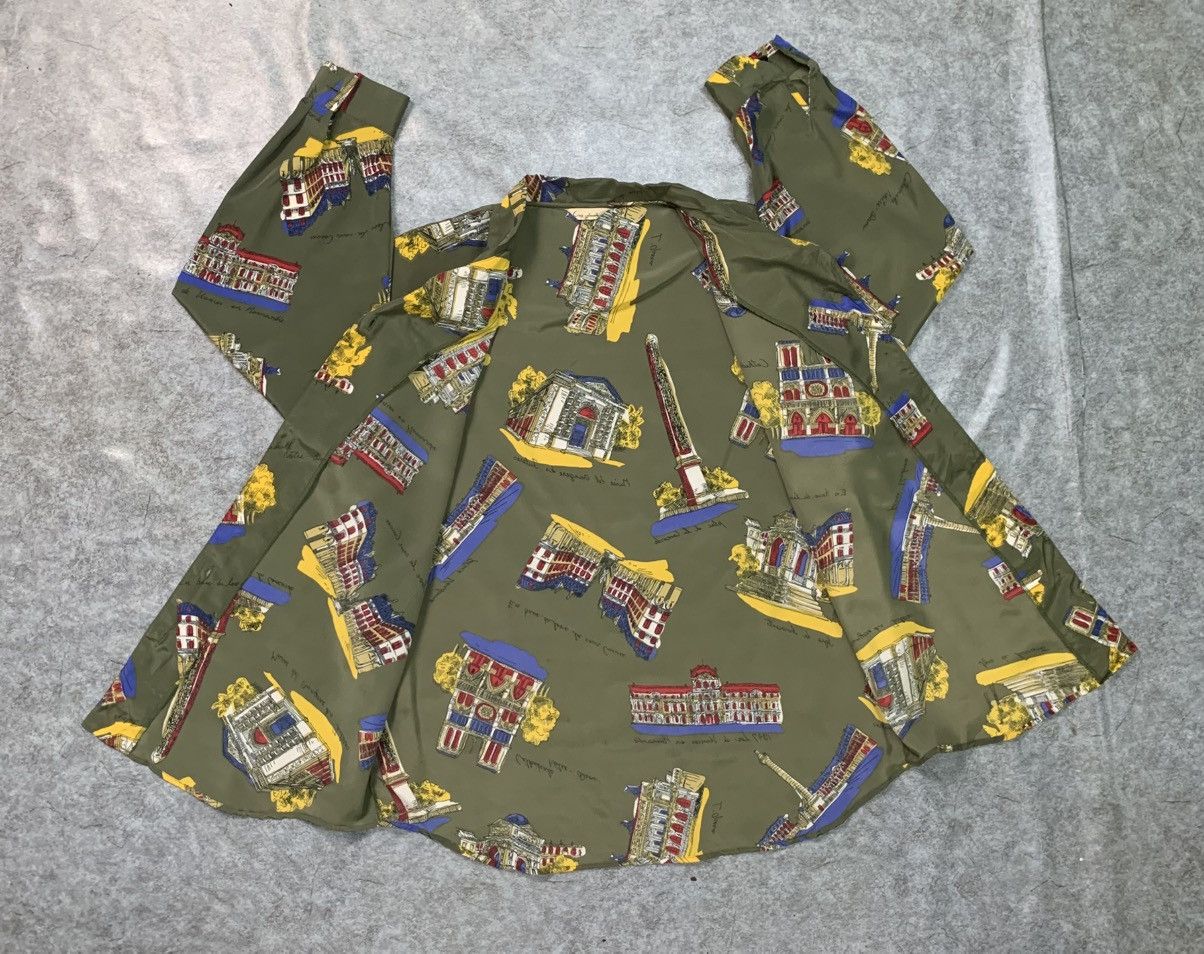 Vintage Rare Design Vintage Button Down Long Sleeve Blouse Size L / US 10 / IT 46 - 3 Thumbnail