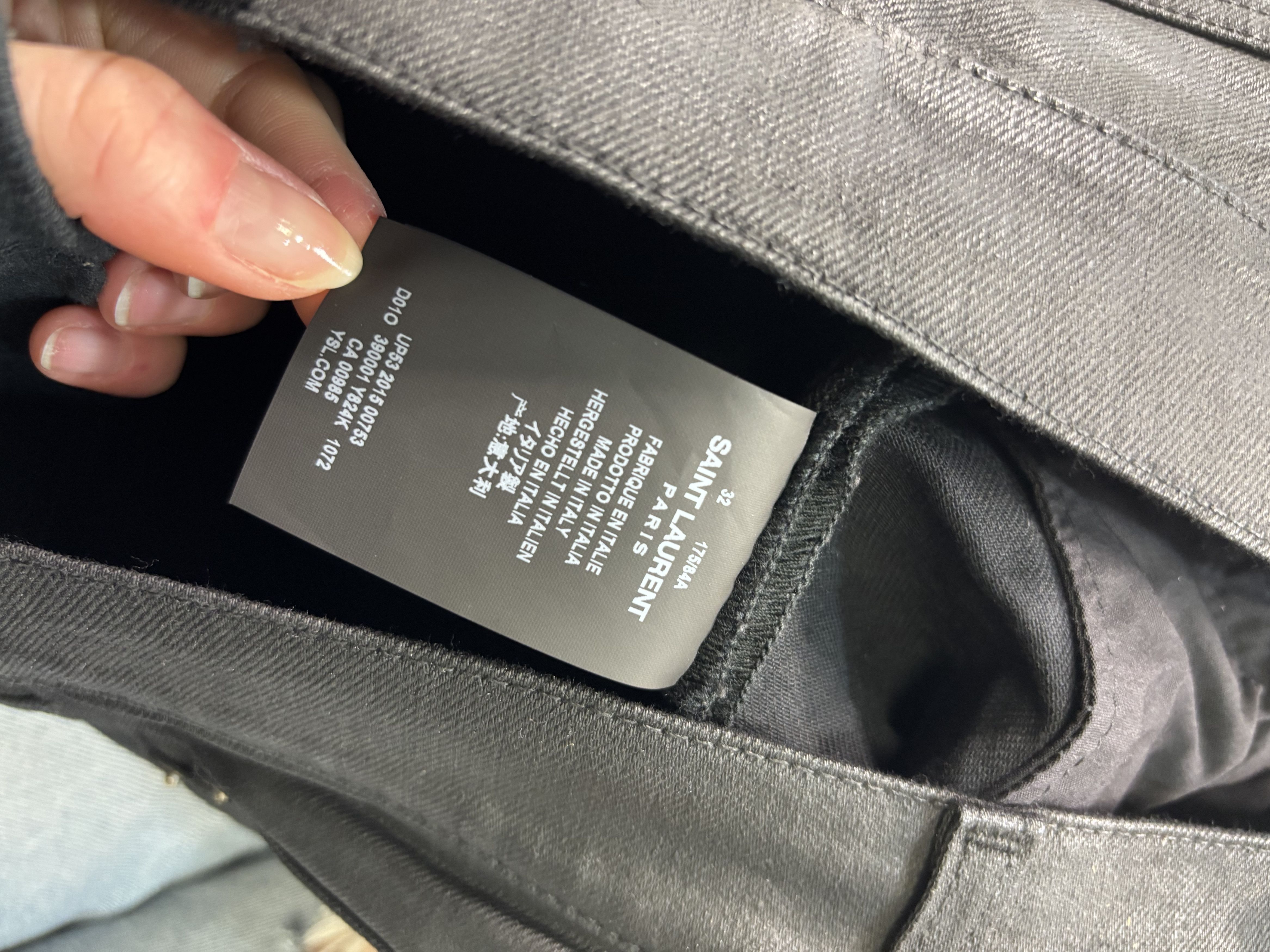 Saint Laurent Paris Saint Laurent Leather Look Pants Size US 32 / EU 48 - 3 Thumbnail